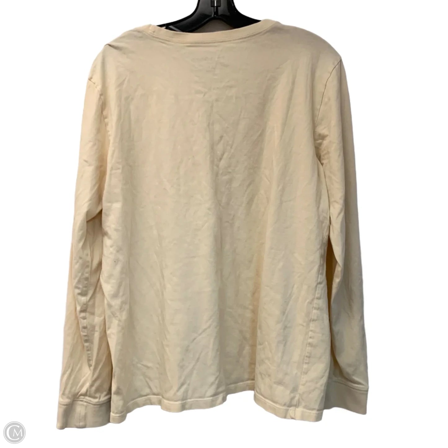 Top Long Sleeve By Life Is Good In Tan, Size: Xl