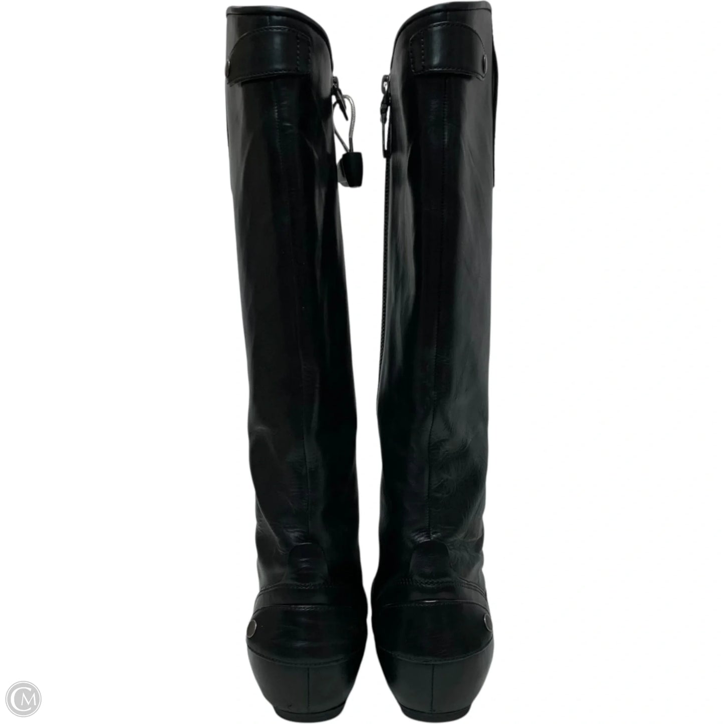 Boots Designer By Vera Wang In Black, Size: 8.5