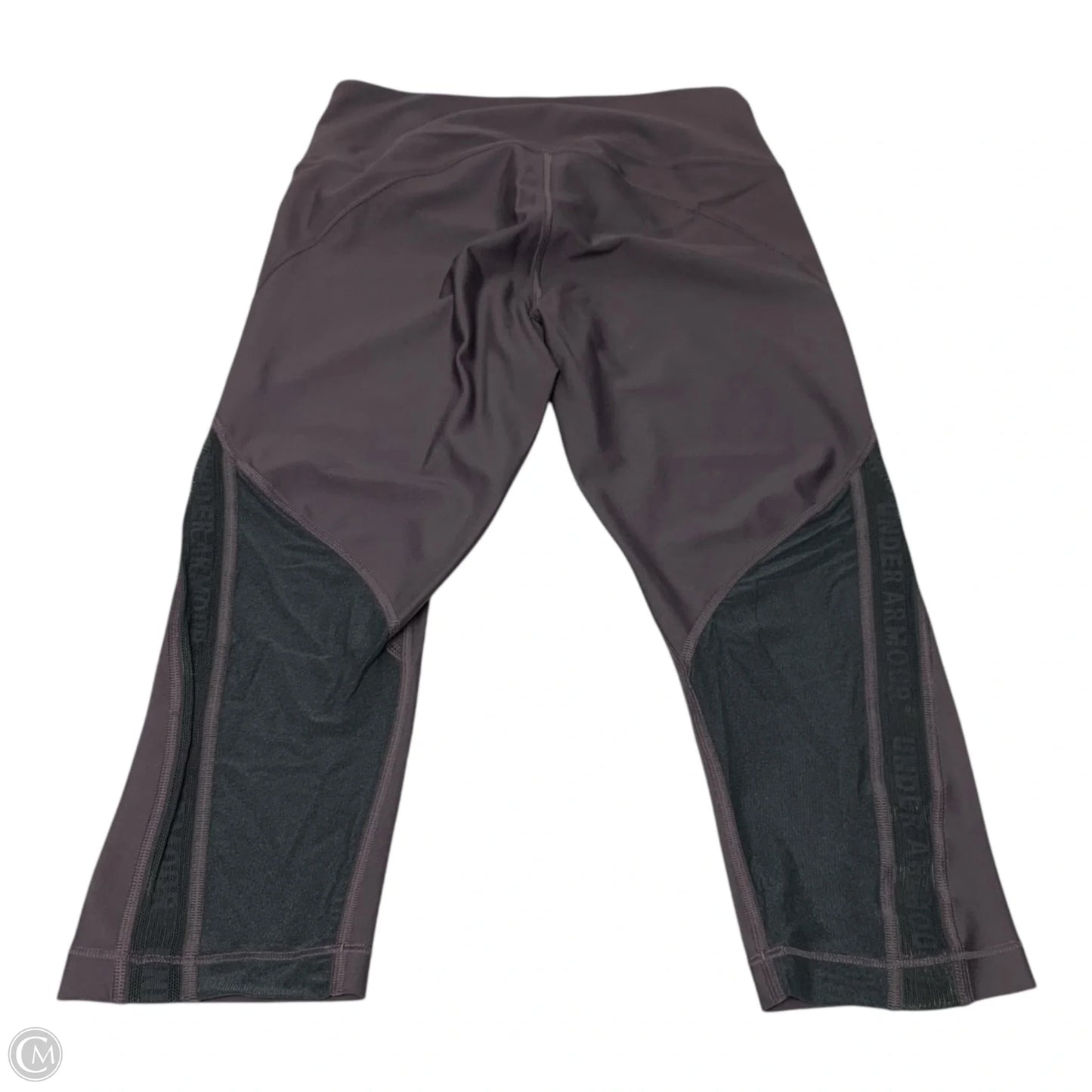 Athletic Leggings Capris By Under Armour In Purple, Size: L