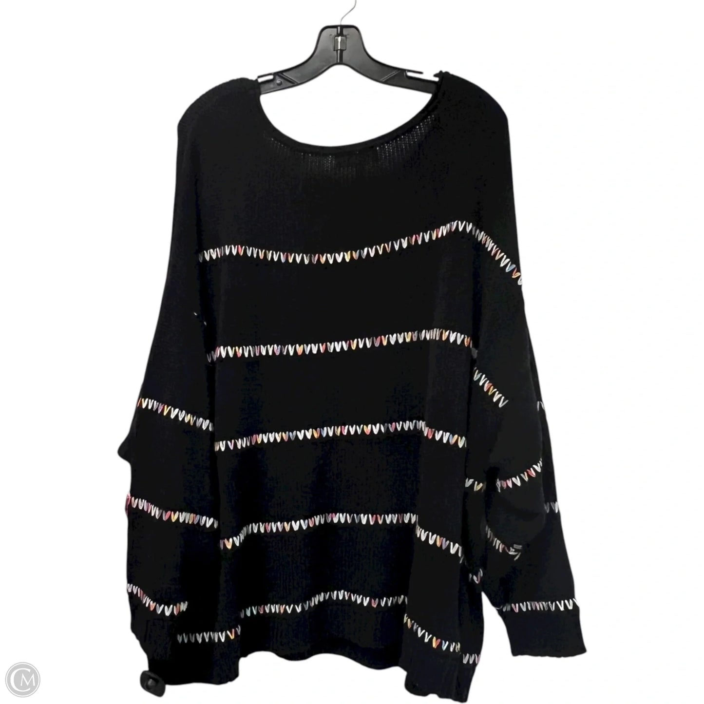 Sweater By New Directions In Black, Size: 2x