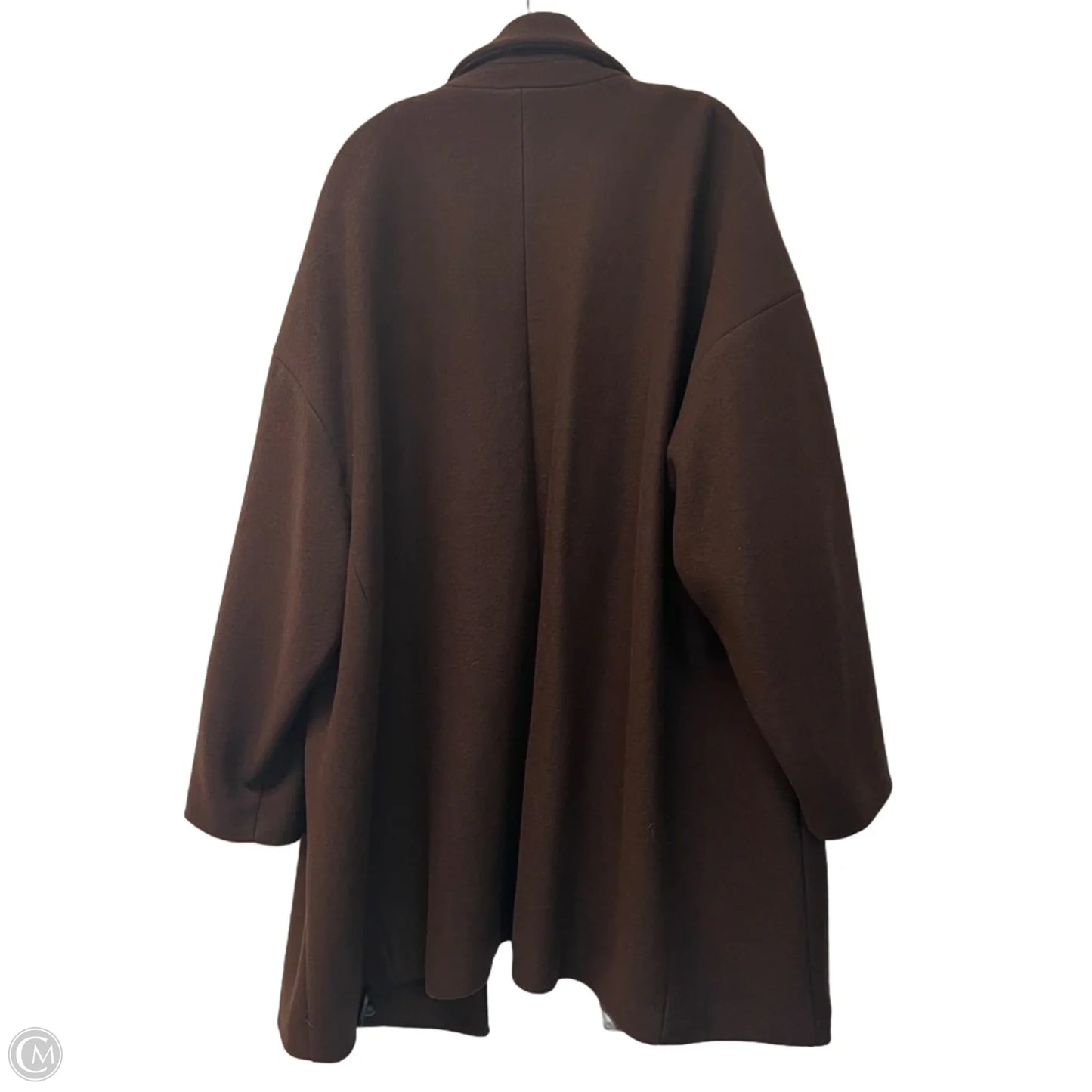 Coat Wool By Universal Standard In Brown, Size: L