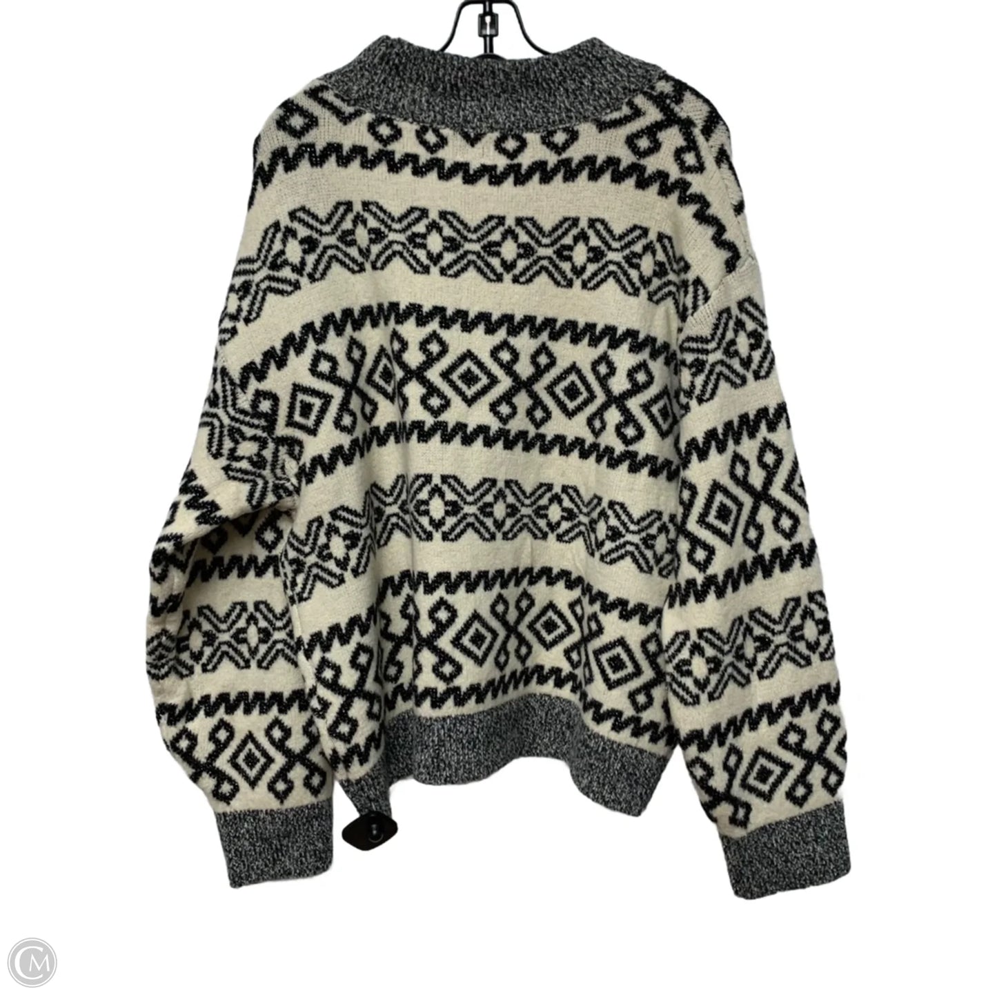 Sweater By A New Day In Black & Cream, Size: Xl