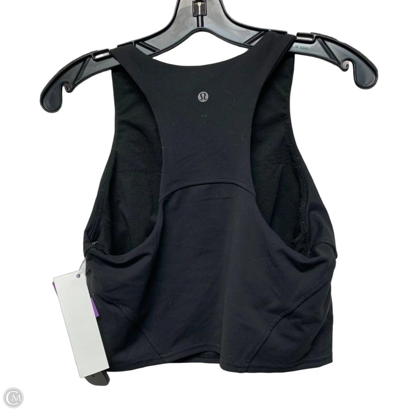 Athletic Tank Top By Lululemon In Black, Size: M