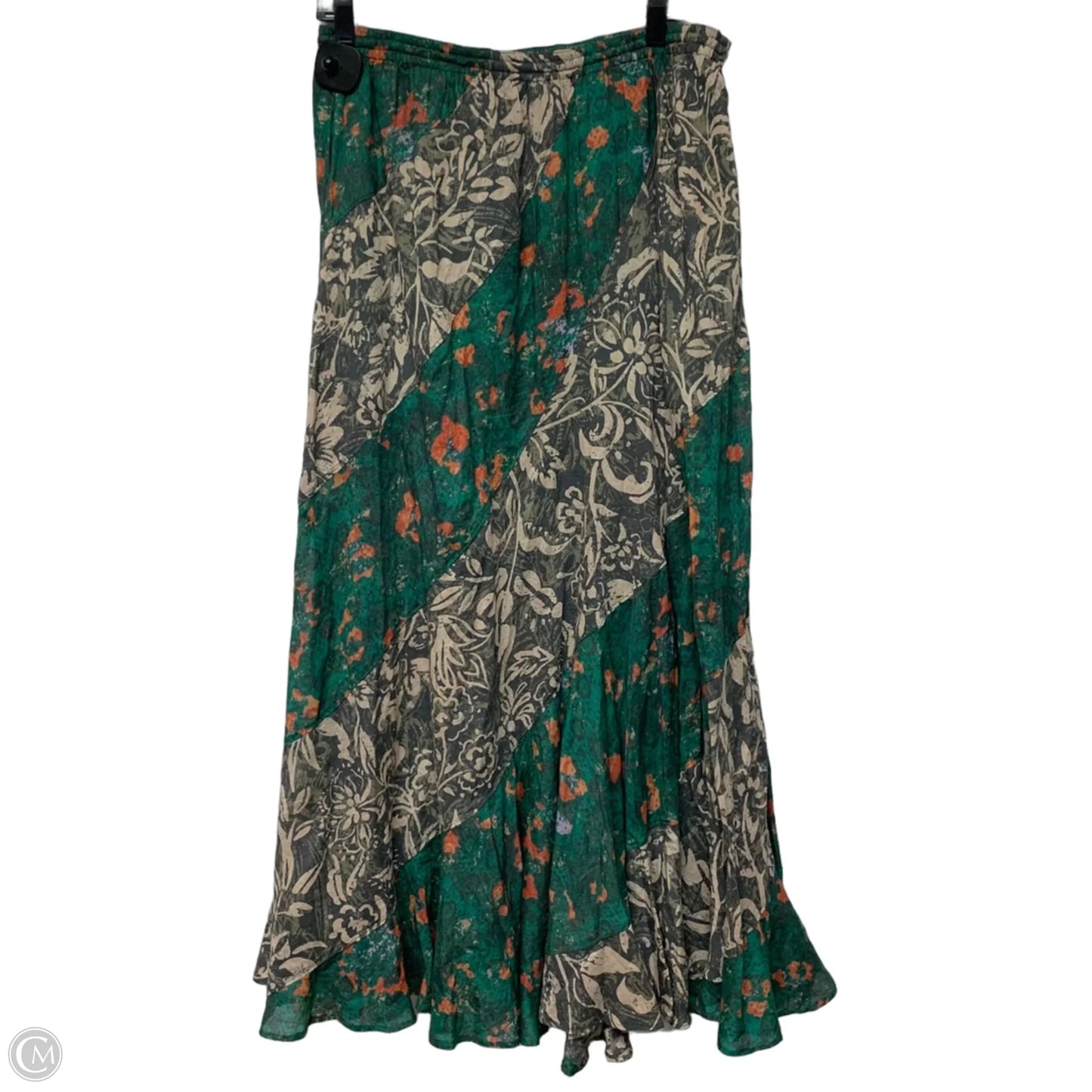 Skirt Maxi By Free People In Green, Size: M