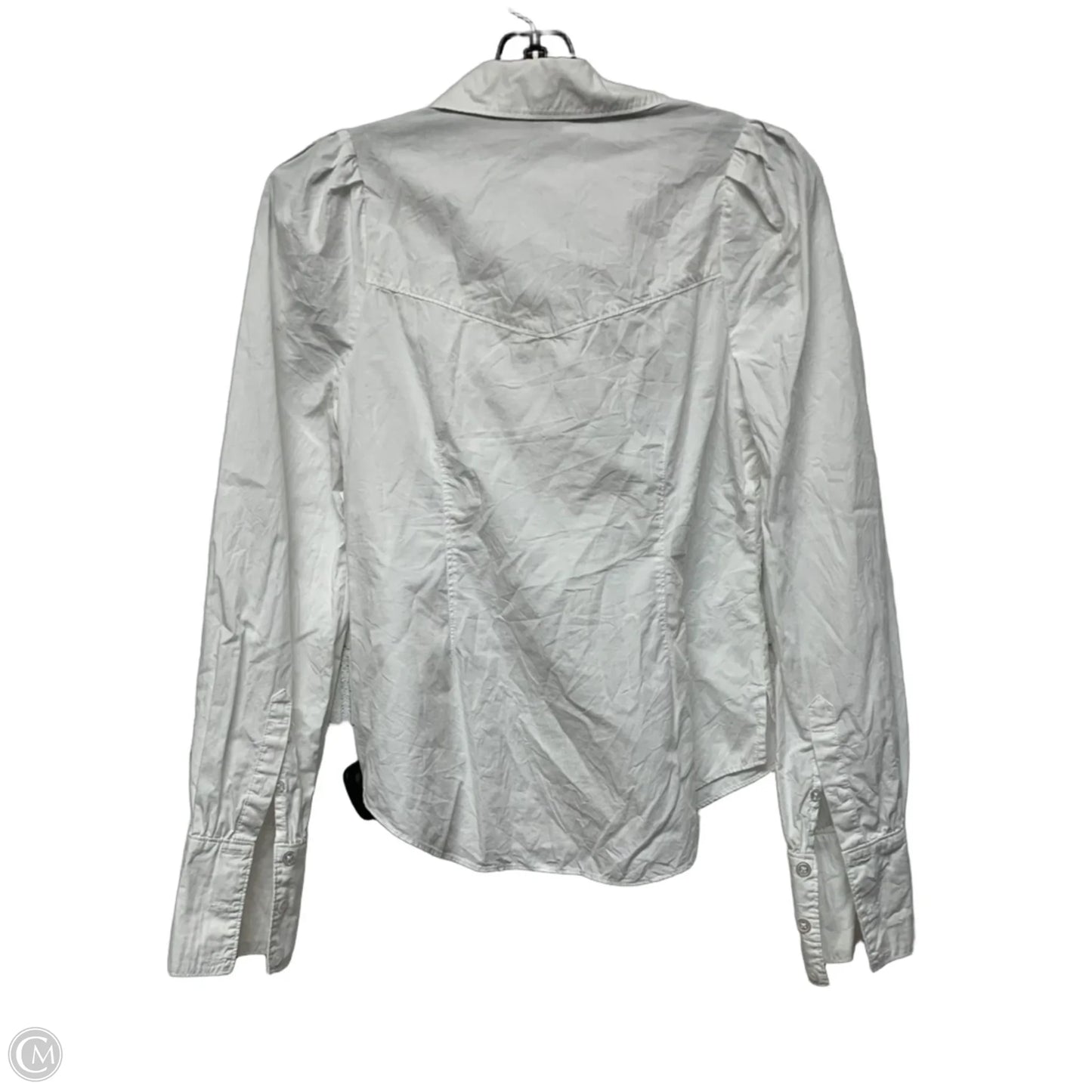 Top Long Sleeve By Veronica Beard In White, Size: Xs