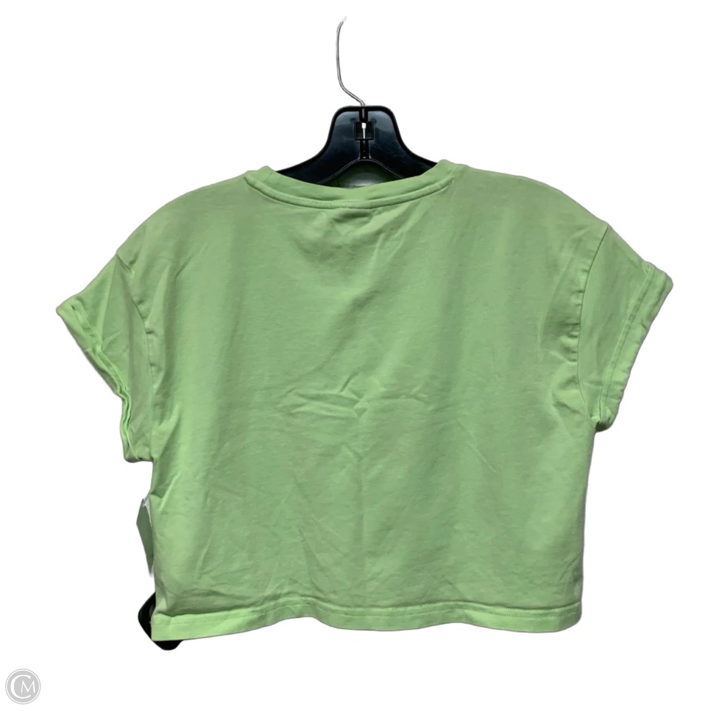 Athletic Top Short Sleeve By Gym Shark In Green, Size: M