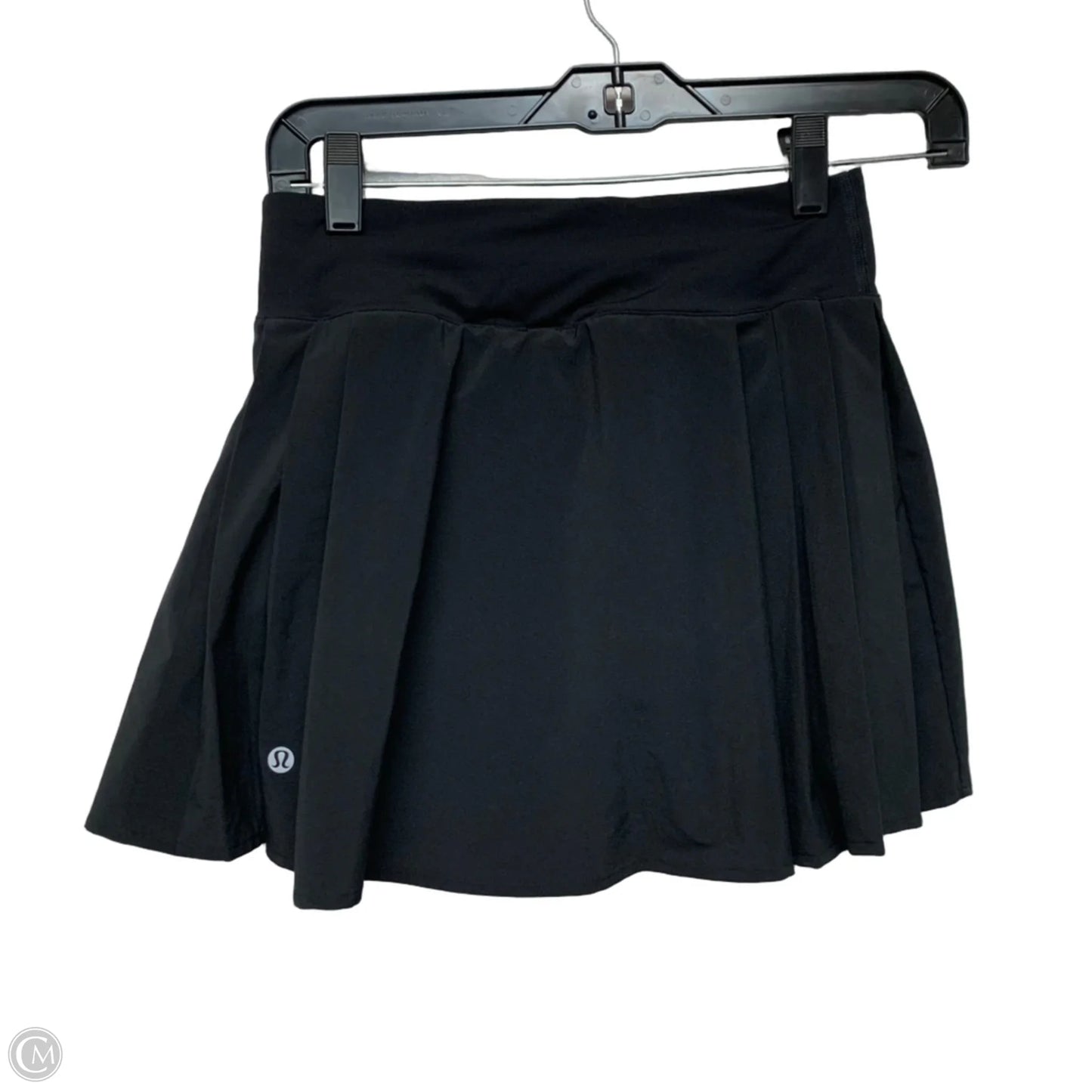 Athletic Skort By Lululemon In Black, Size: Xs