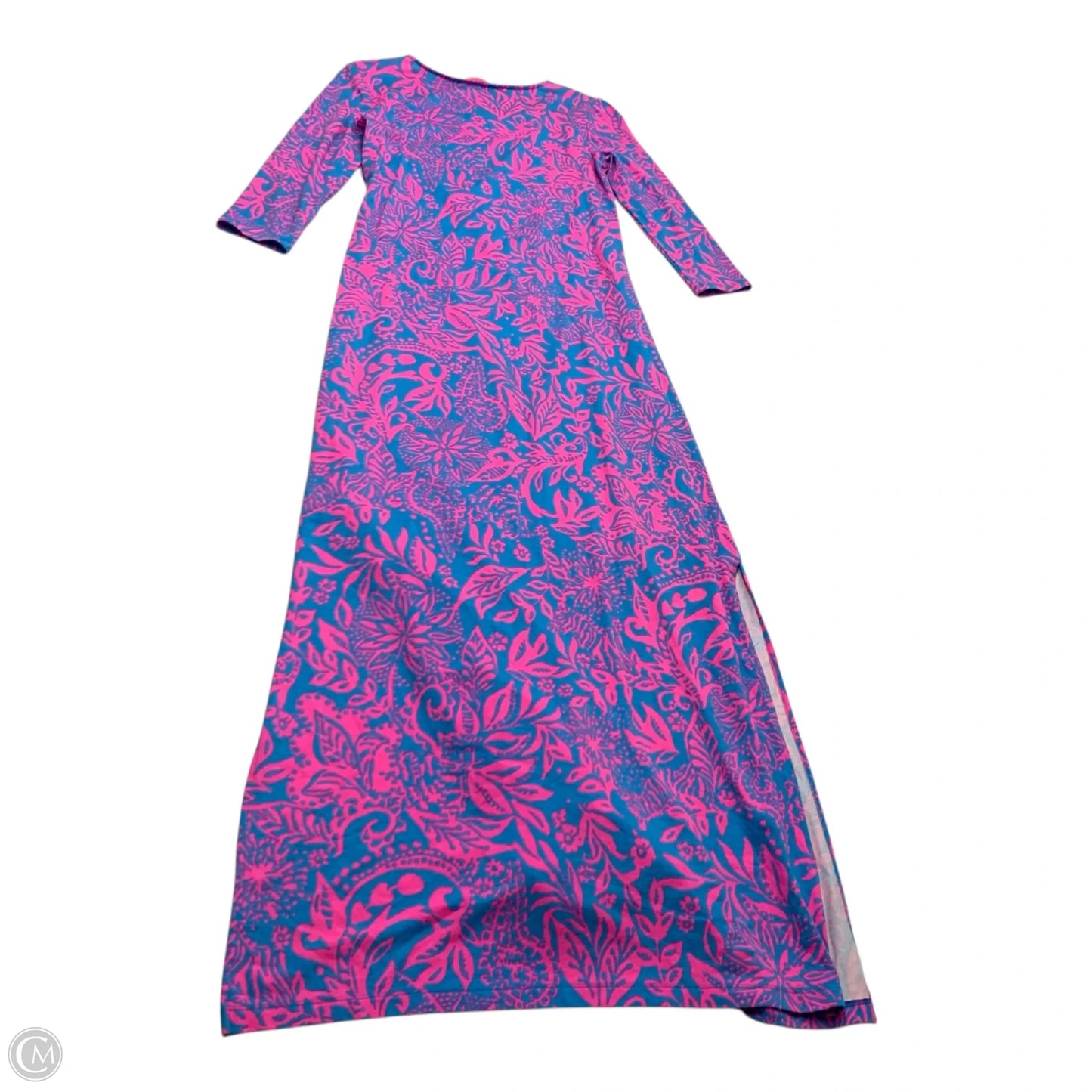Dress Designer By Lilly Pulitzer In Blue & Pink, Size: Xs