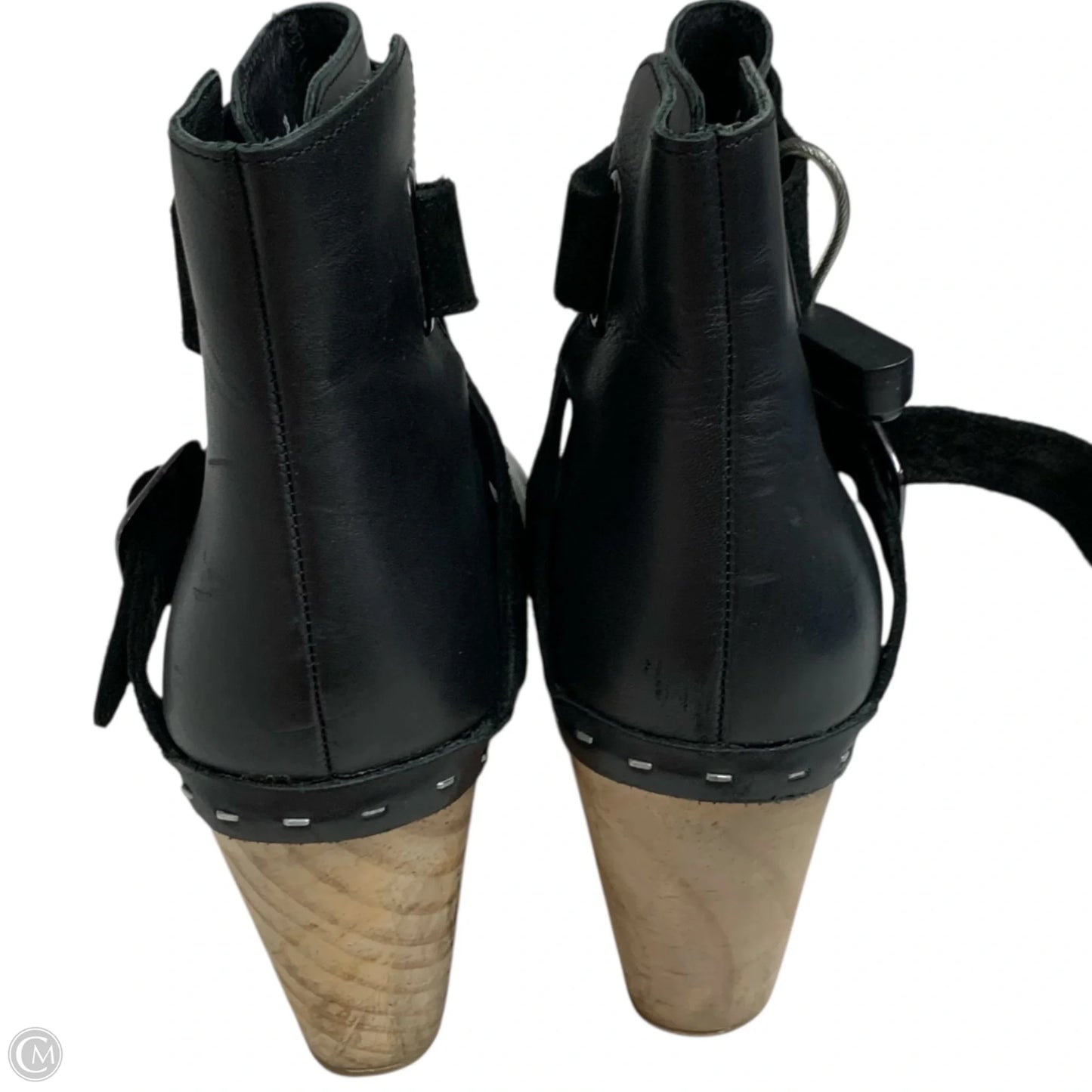 Boots Ankle Heels By Free People In Black, Size: 9