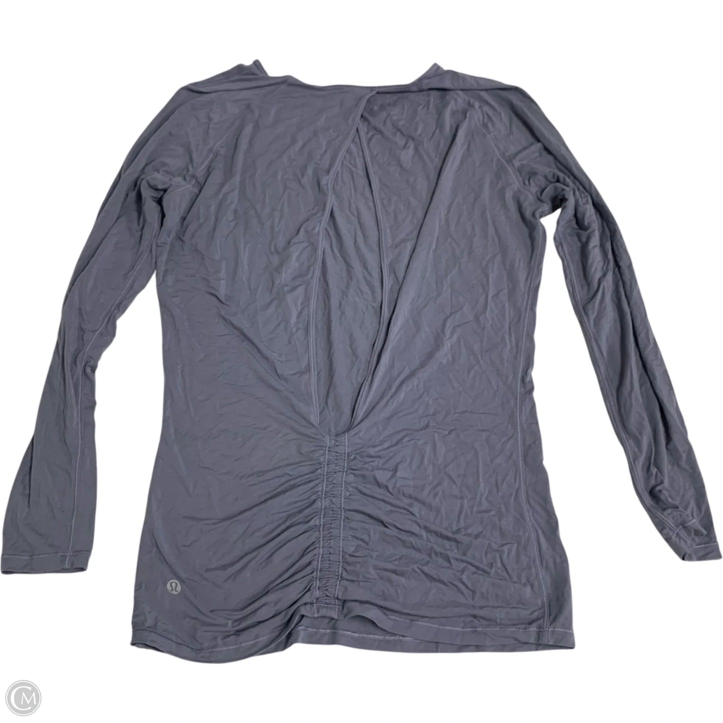 Athletic Top Long Sleeve Crewneck By Lululemon In Purple, Size: S