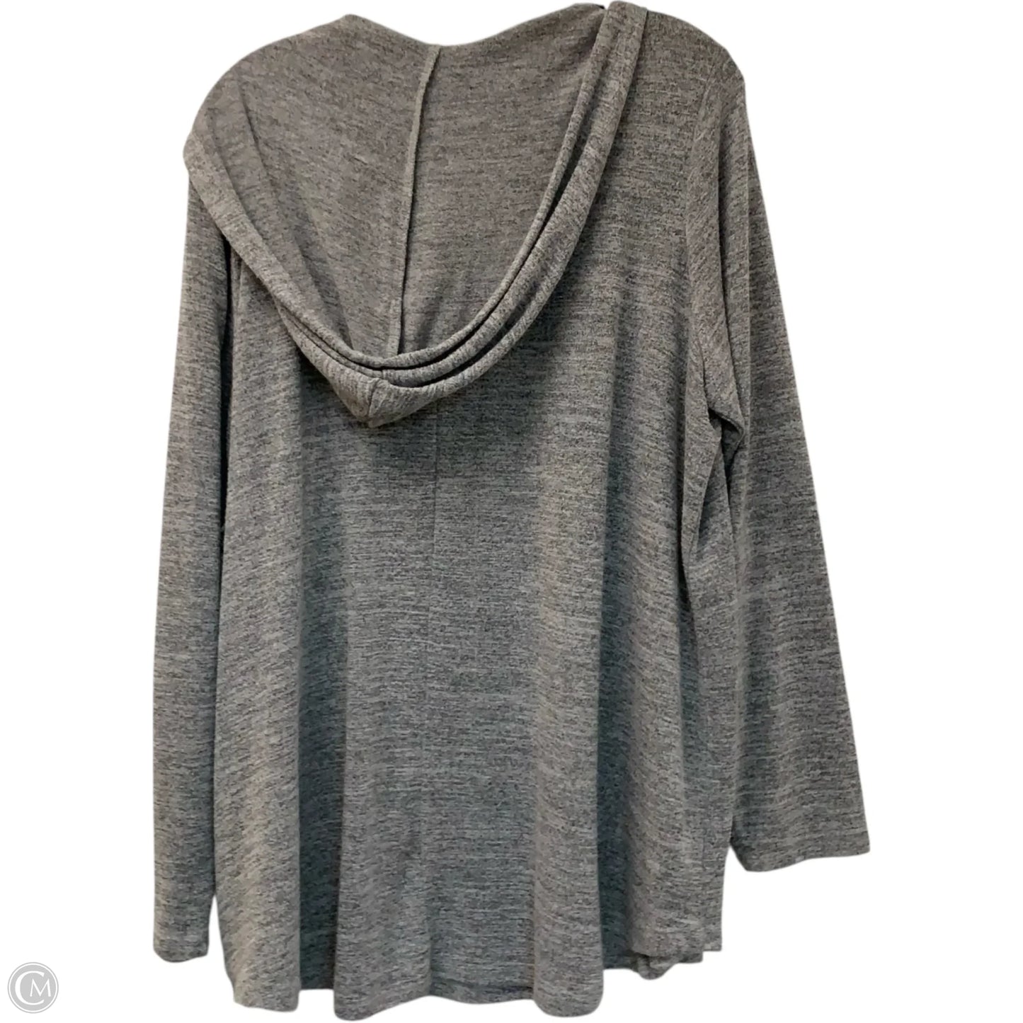 Top Long Sleeve By Cupio In Grey, Size: 1x