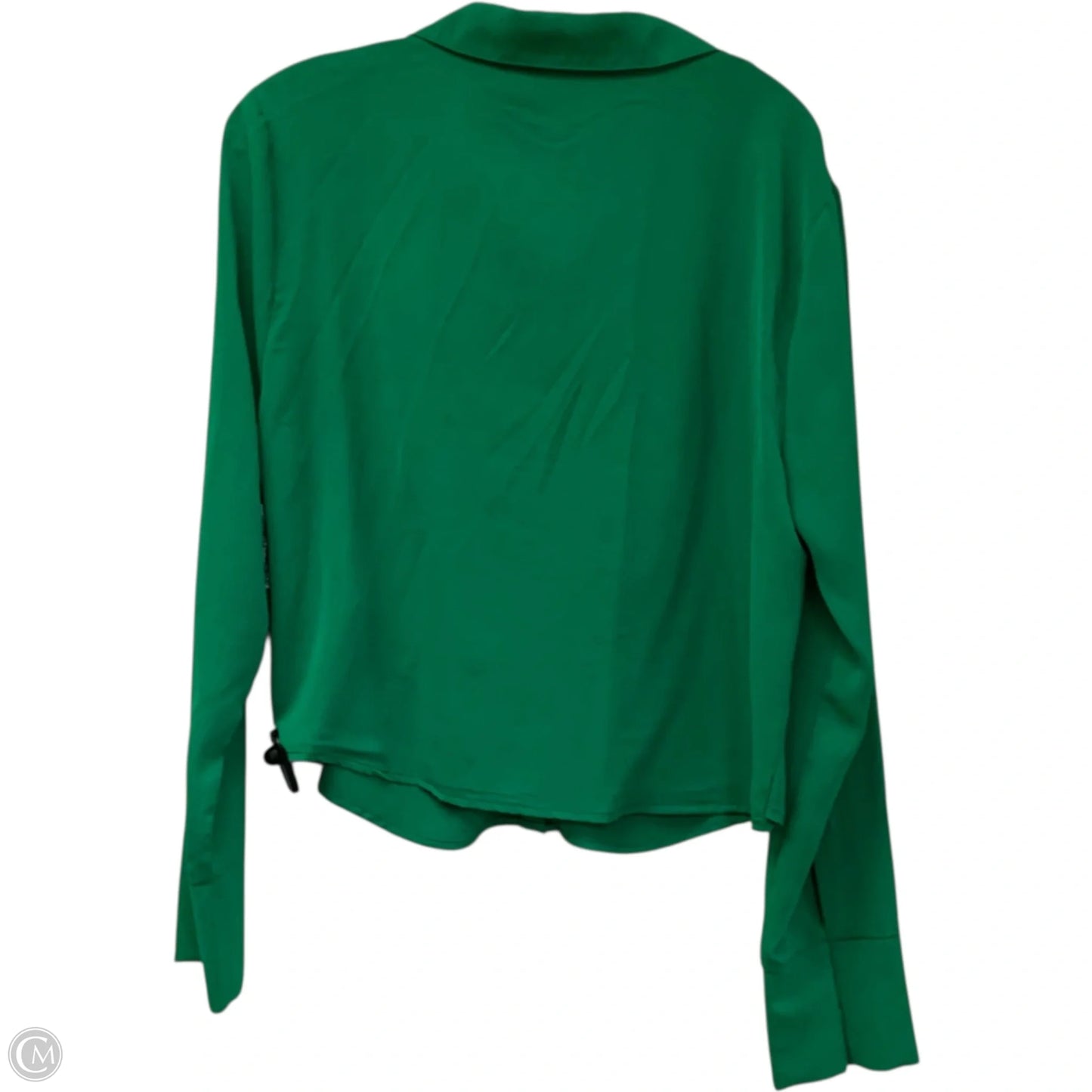 Blouse Long Sleeve By Versona In Green, Size: Xxl