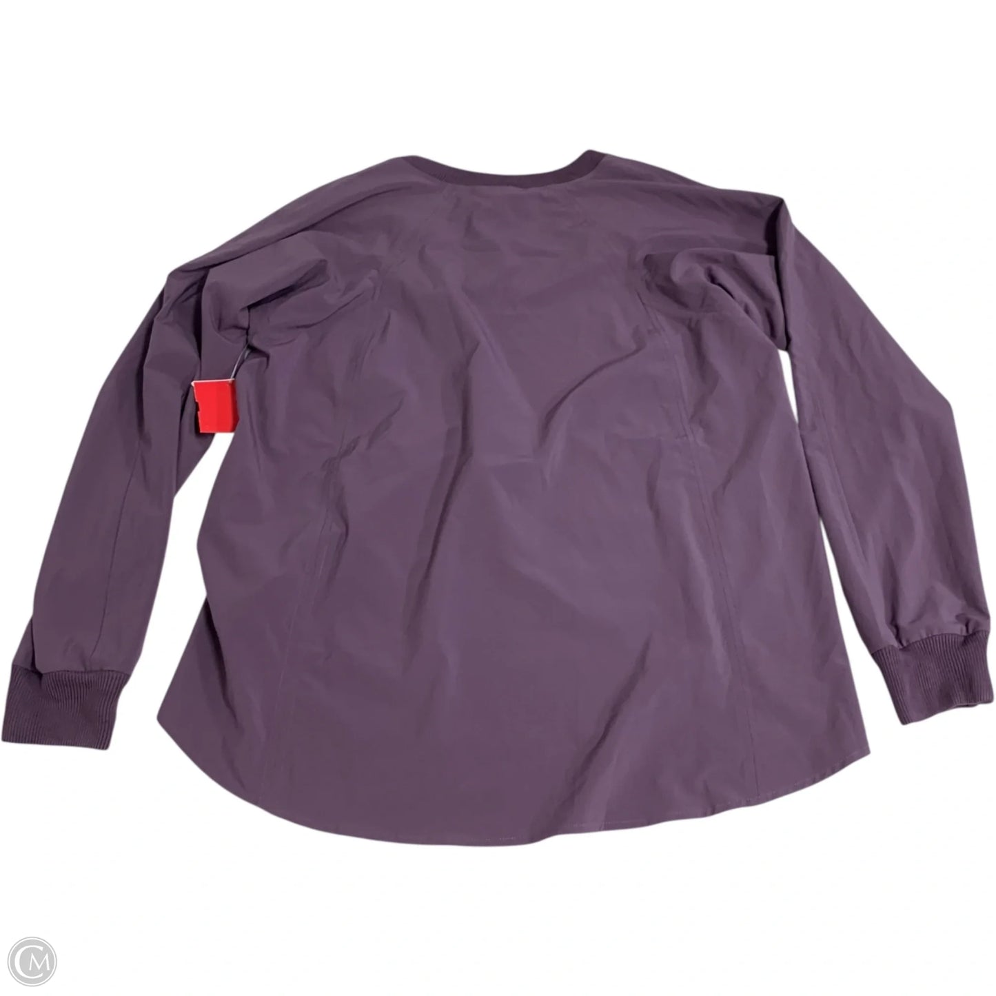 Athletic Top Long Sleeve Collar By Athleta In Purple, Size: S