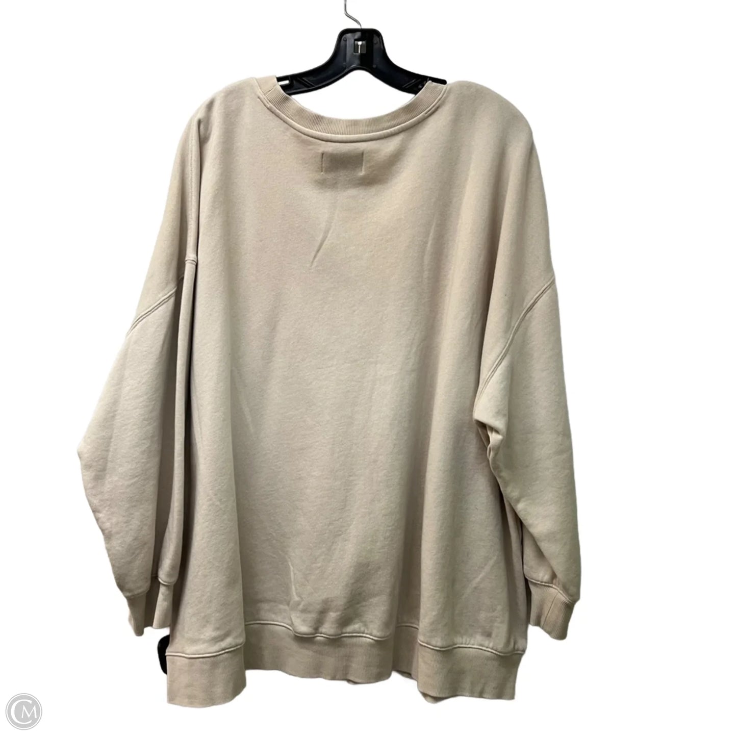 Sweatshirt Collar By Old Navy In Beige, Size: Xxl