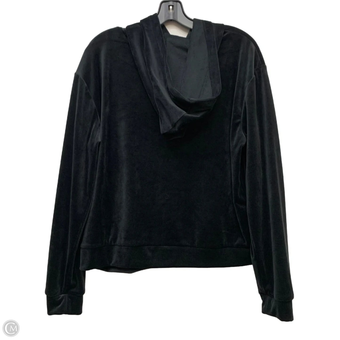 Sweatshirt Hoodie By Champion In Black, Size: L