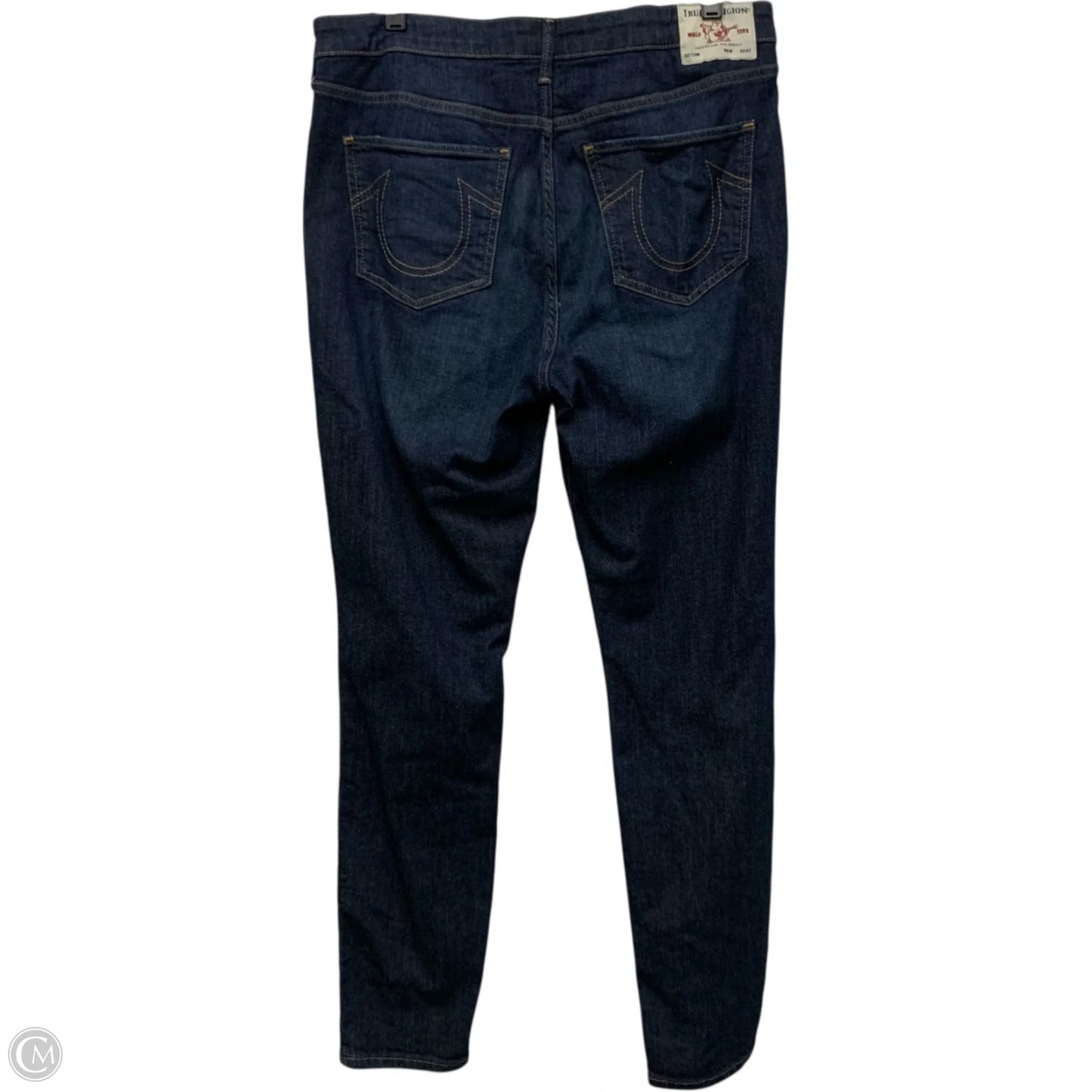 Jeans Skinny By True Religion In Blue Denim, Size: 14