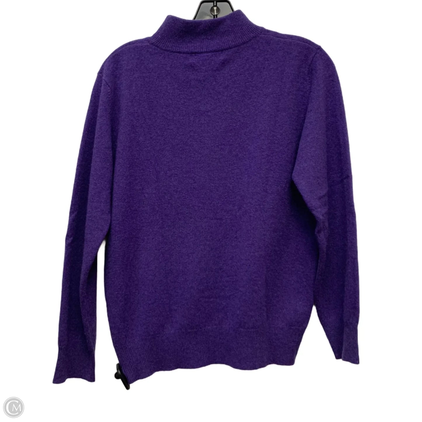 Sweater Cashmere By Priscilla Cashmere In Purple, Size: L