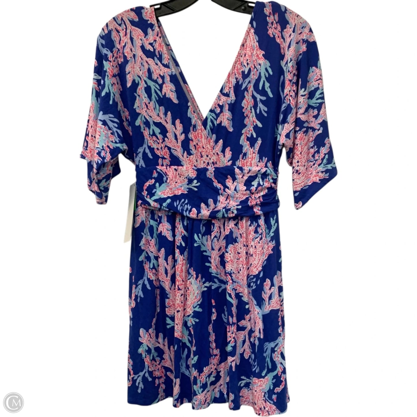 Romper Designer By Lilly Pulitzer In Blue & Pink, Size: Xs