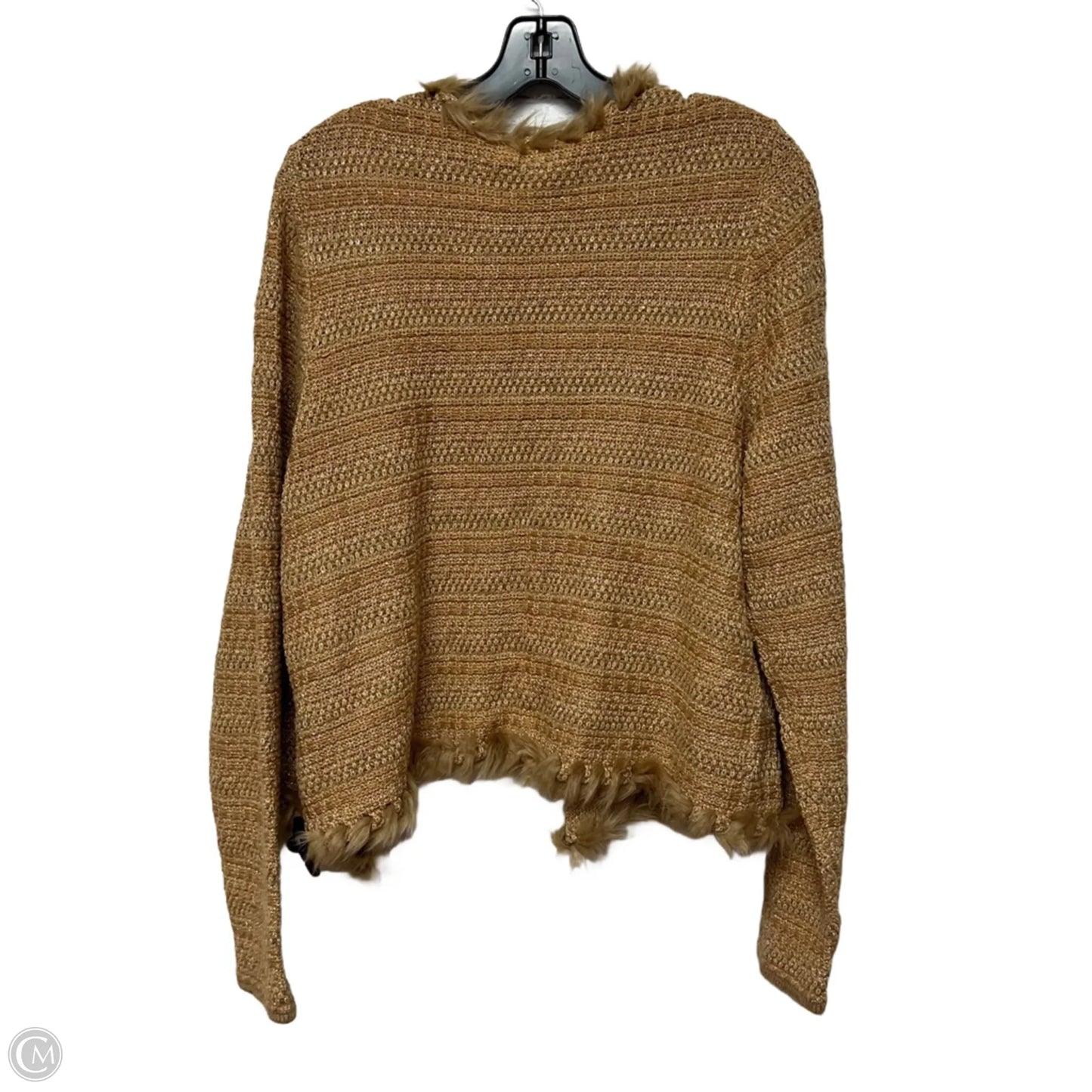 Cardigan Designer By Lilly Pulitzer In Tan, Size: Xl