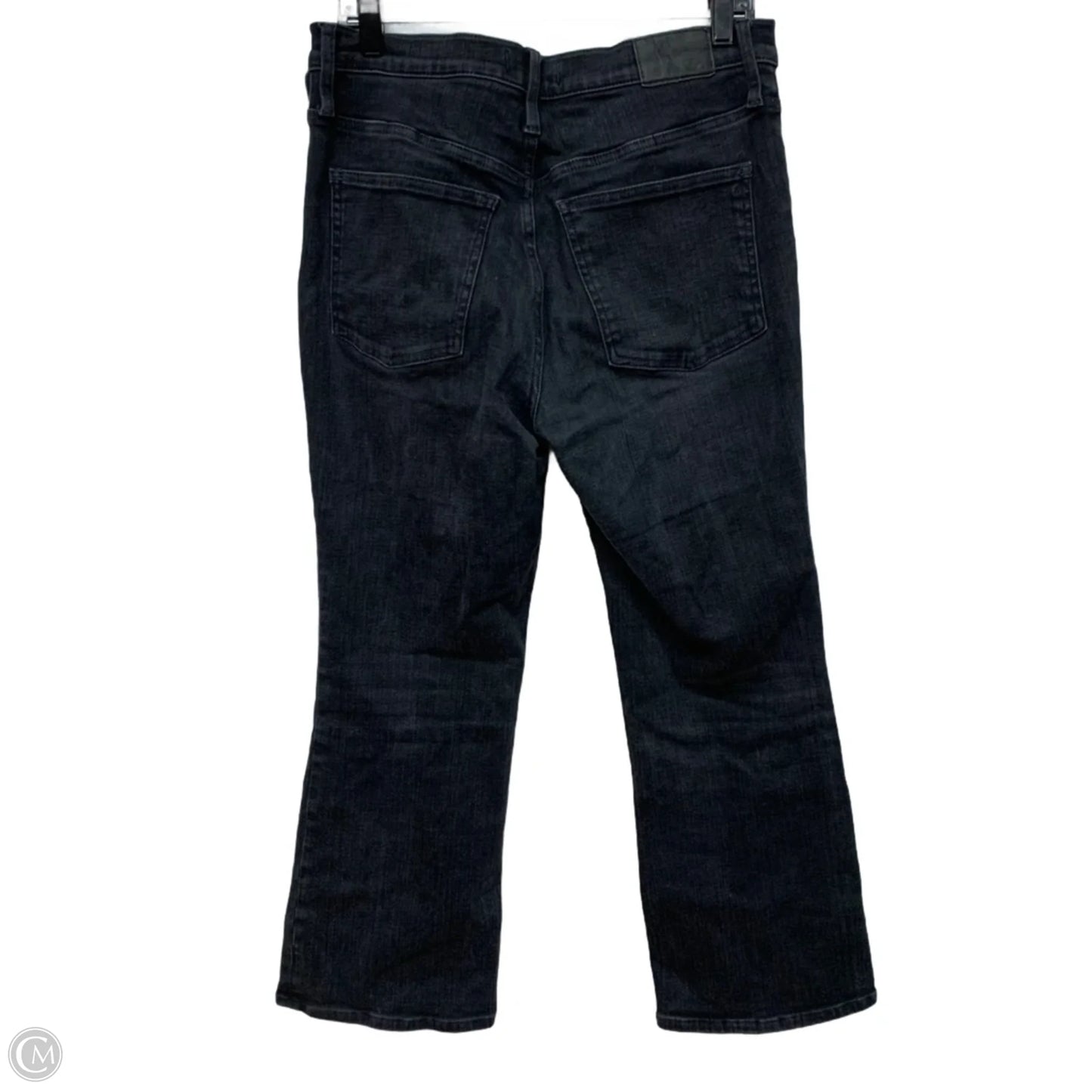 Jeans Flared By Madewell In Black Denim, Size: 12