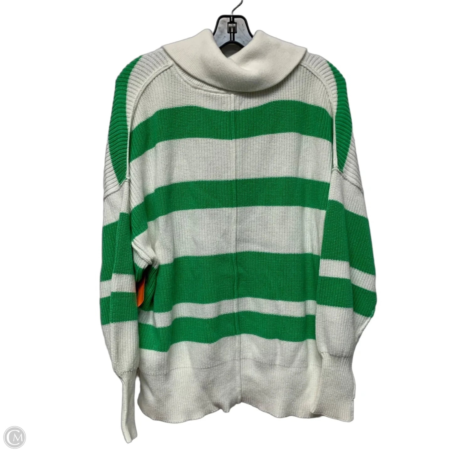 Sweater By Aerie In Green & White, Size: S
