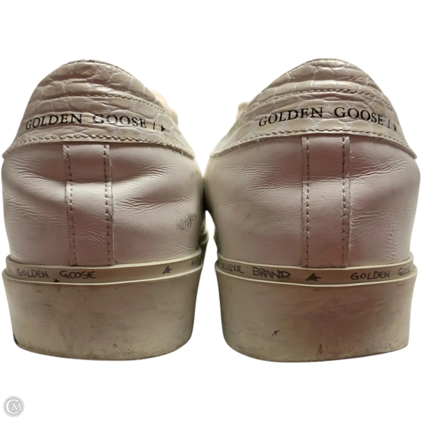 Shoes Luxury Designer By Golden Goose In White, Size: 11