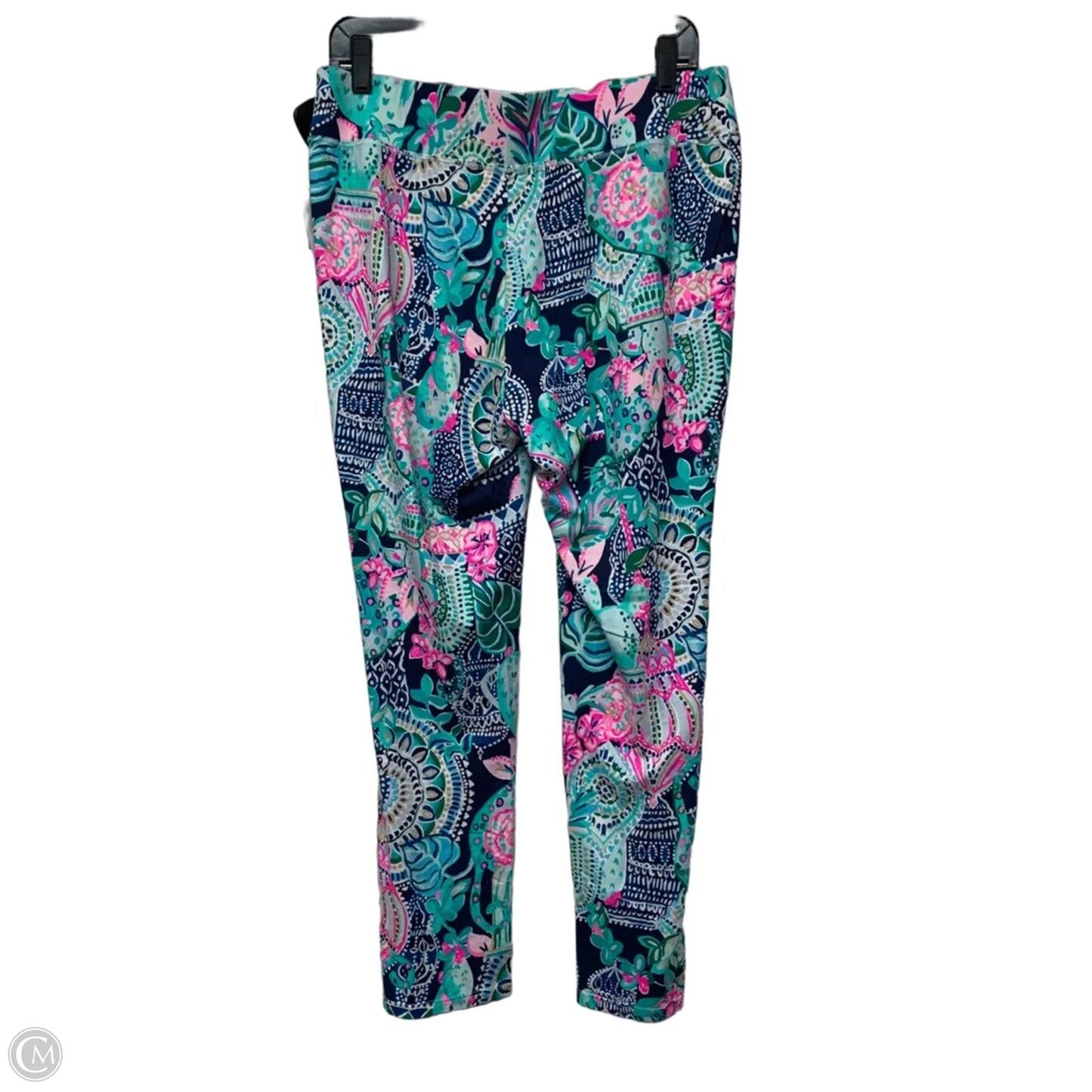Pants Designer By Lilly Pulitzer In Blue & Green, Size: L