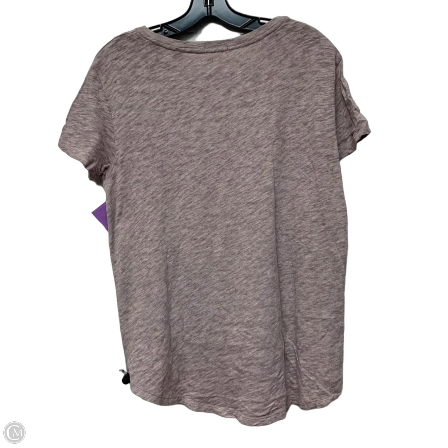 Top Short Sleeve Basic By Atm In Purple, Size: Xs