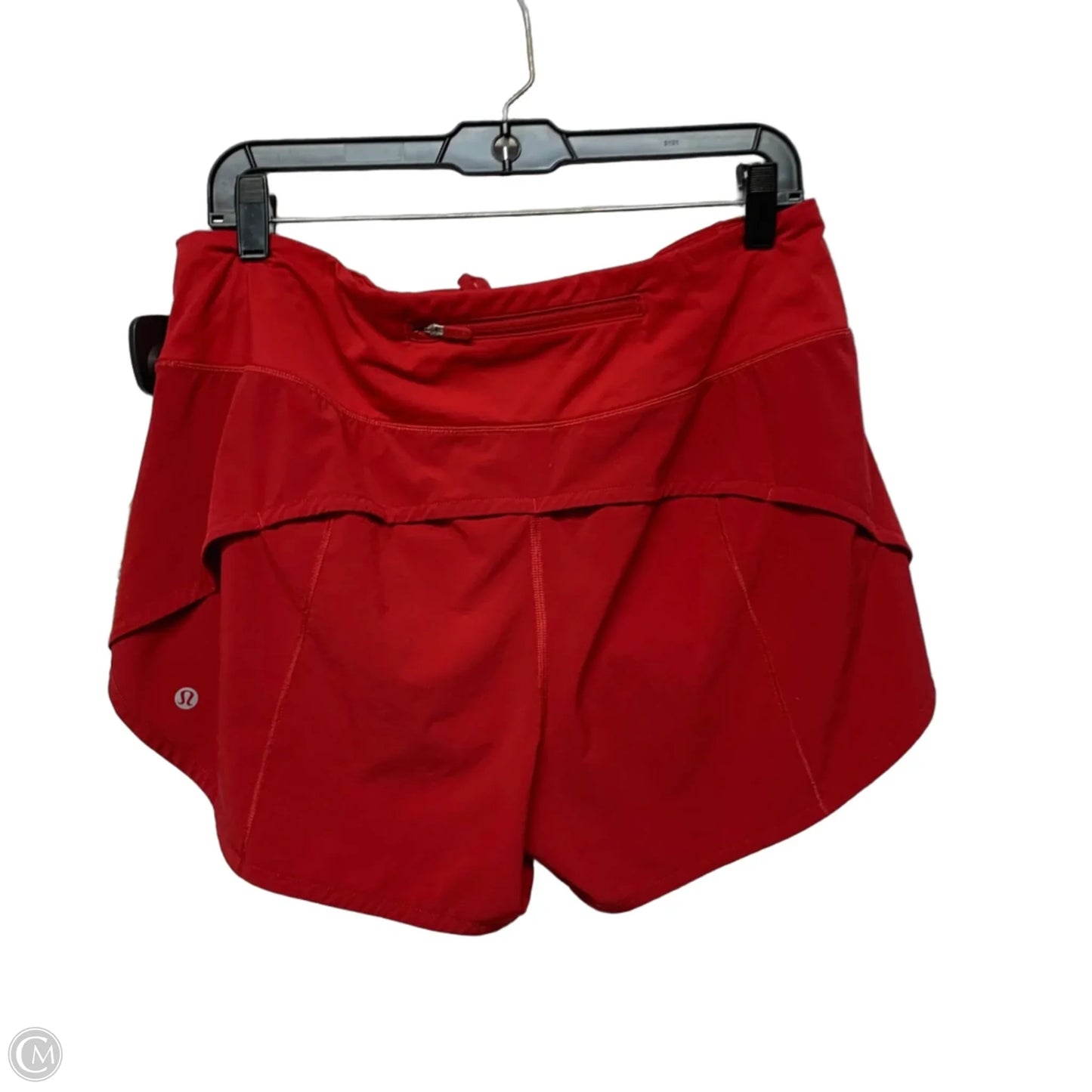 Athletic Shorts By Lululemon In Red, Size: L