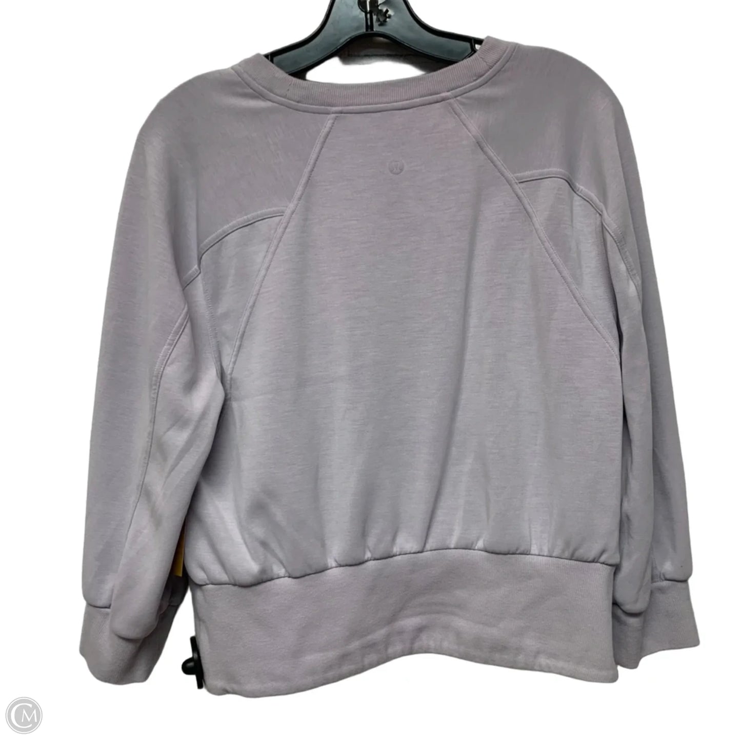 Athletic Sweatshirt Crewneck By Lululemon In Purple, Size: M