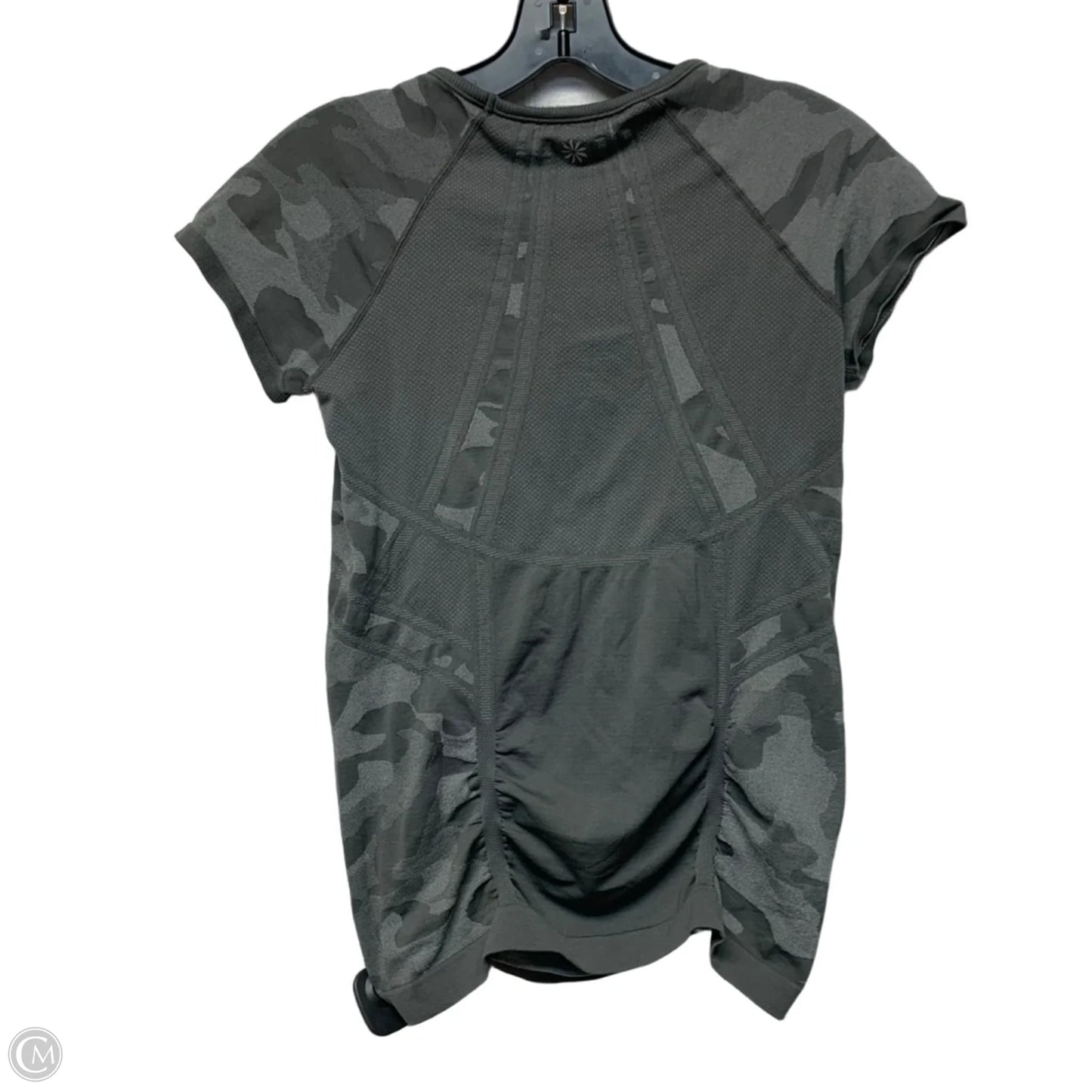 Athletic Top Short Sleeve By Athleta In Grey, Size: S