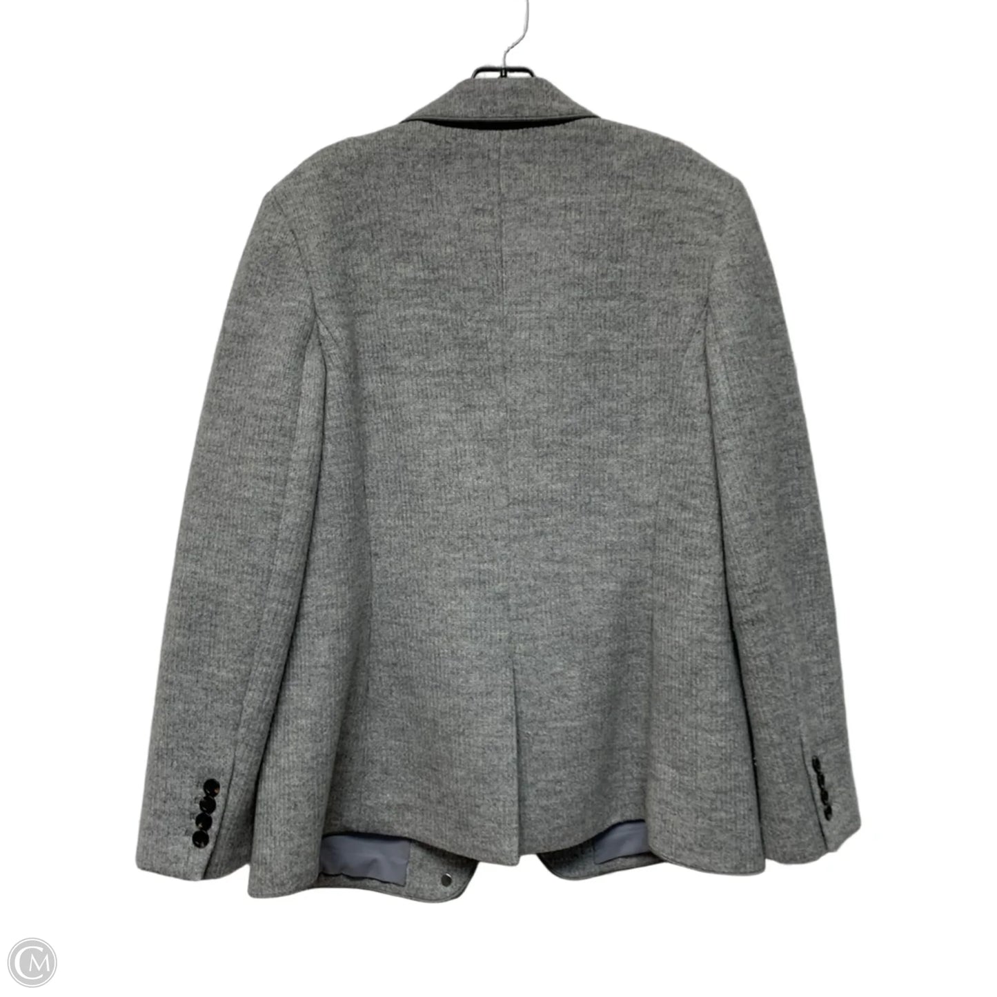 Blazer By Ann Taylor In Grey, Size: L