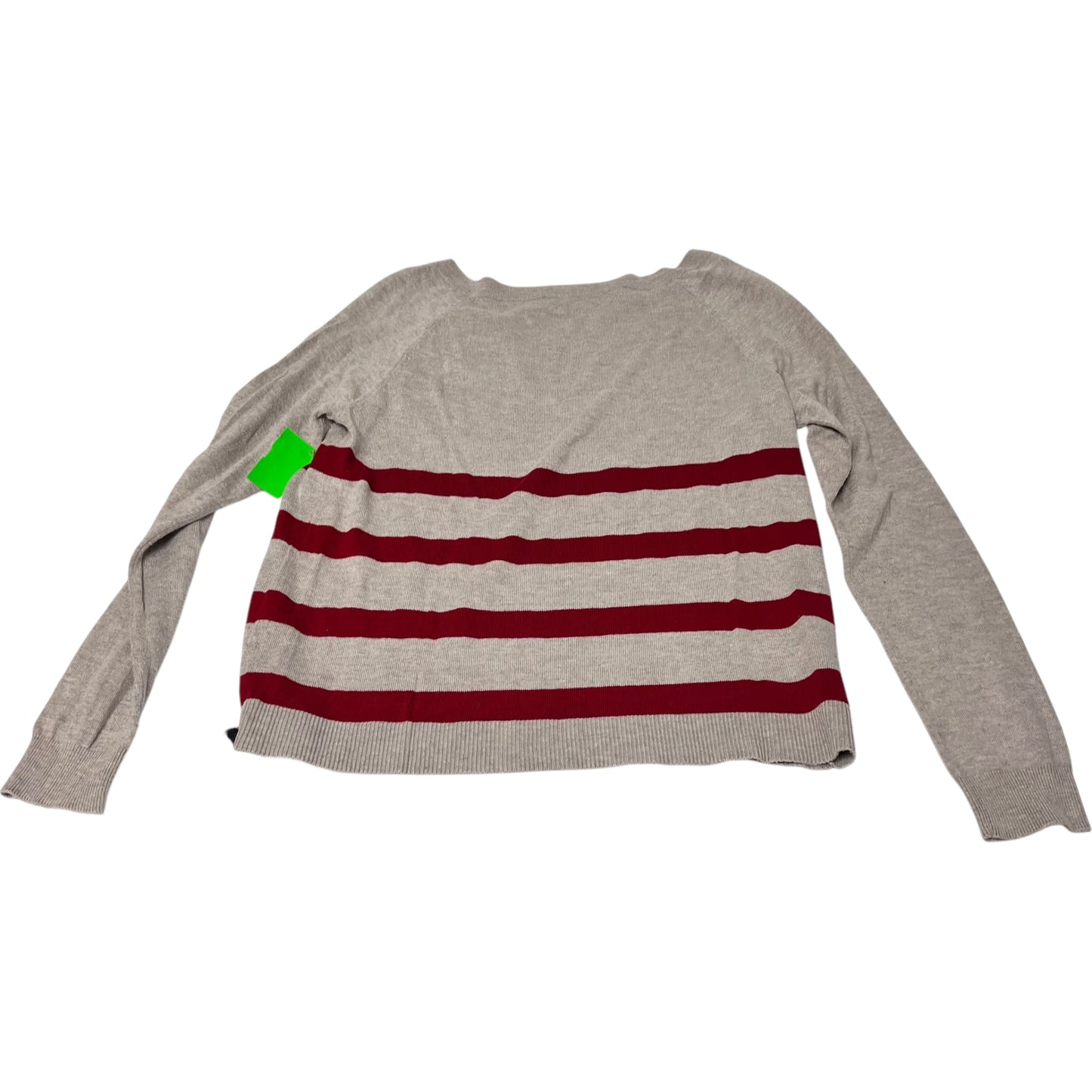 Top Long Sleeve By Loft In Striped Pattern, Size: M
