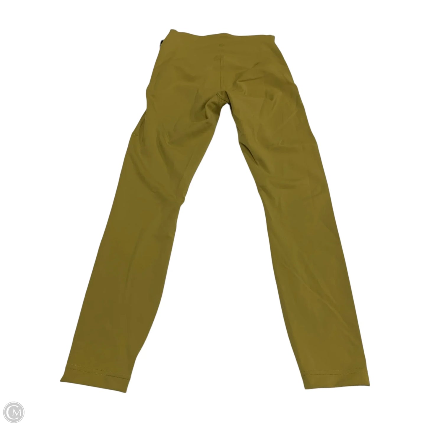 Athletic Leggings By Lululemon In Chartreuse, Size: S