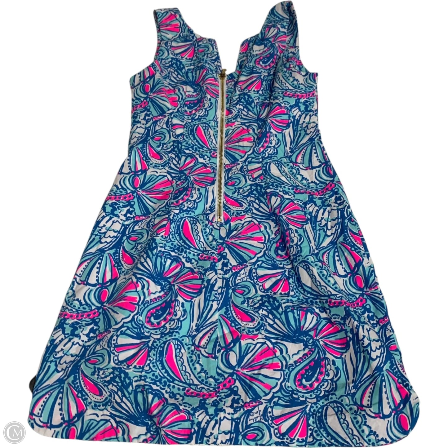 Dress Designer By Lilly Pulitzer In Blue & Pink, Size: Xs
