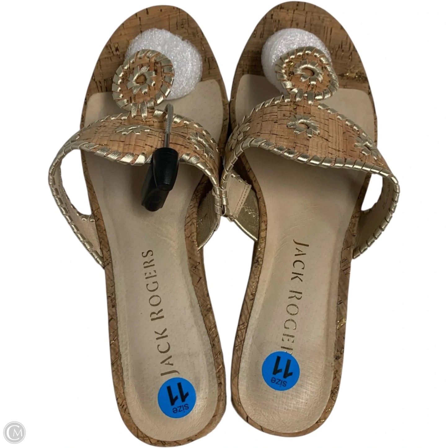 Sandals Designer By Jack Rogers In Tan, Size: 11