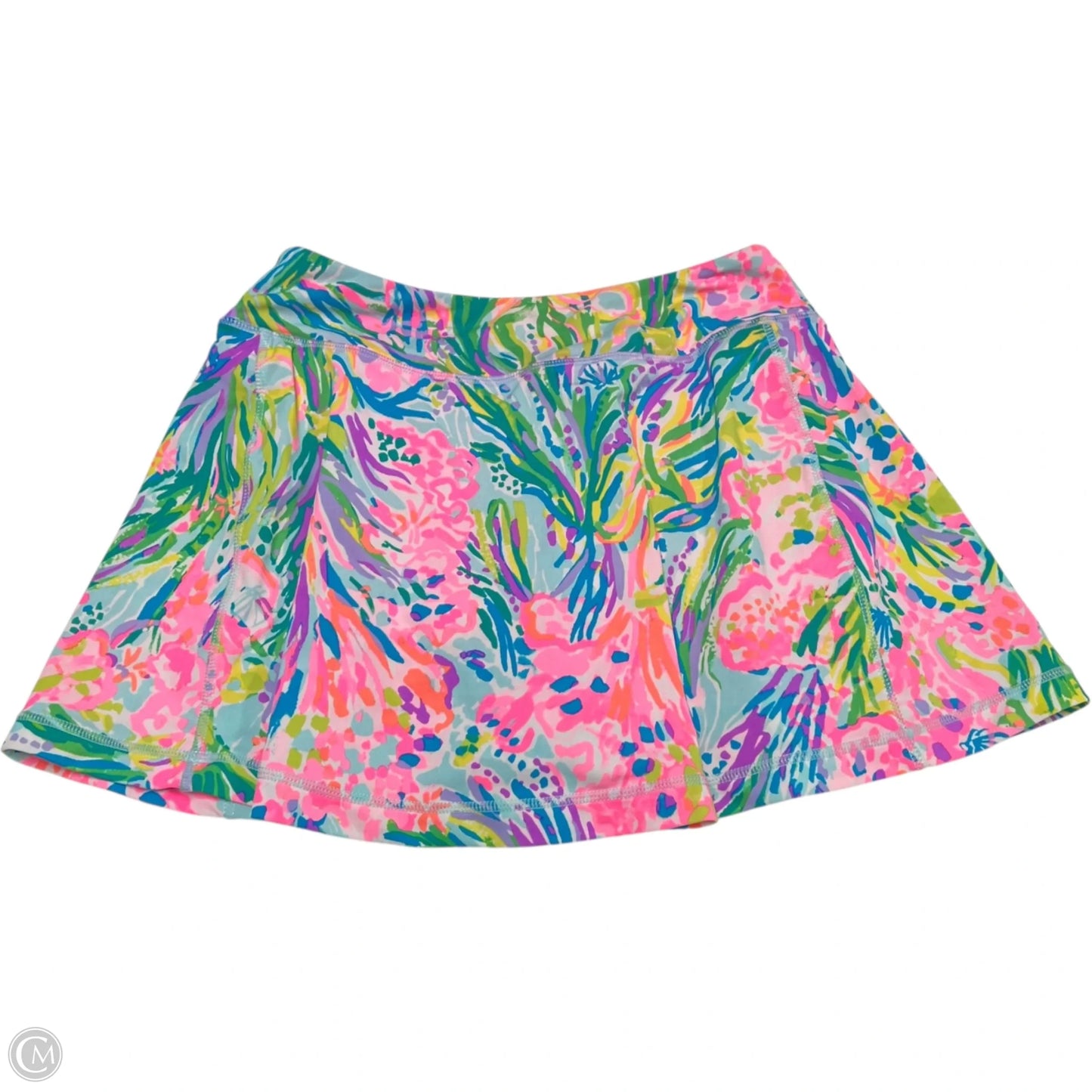 Skort Designer By Lilly Pulitzer In Blue & Pink, Size: Xs