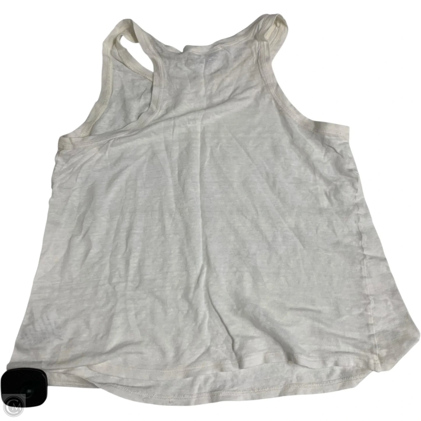 Top Sleeveless Designer By Max Mara In White, Size: M