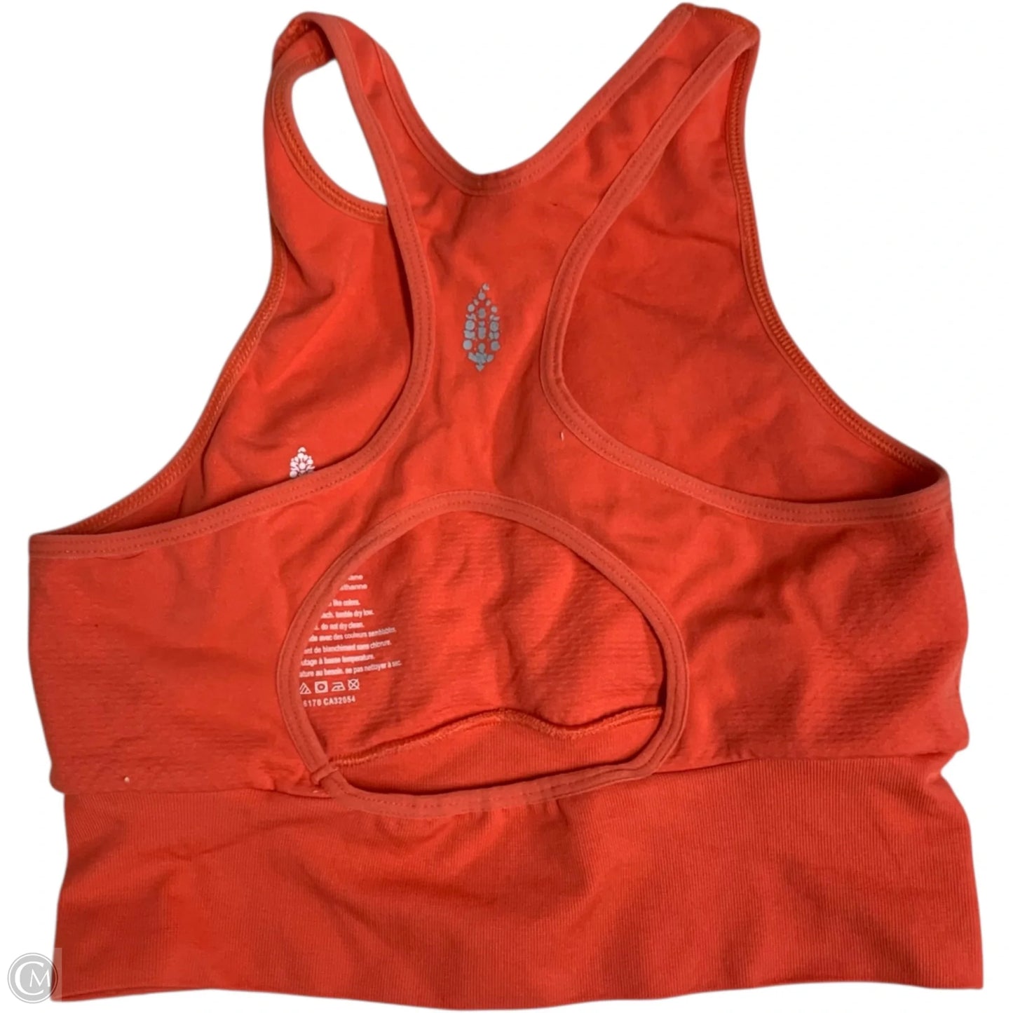 Athletic Bra By Free People In Orange, Size: Xs