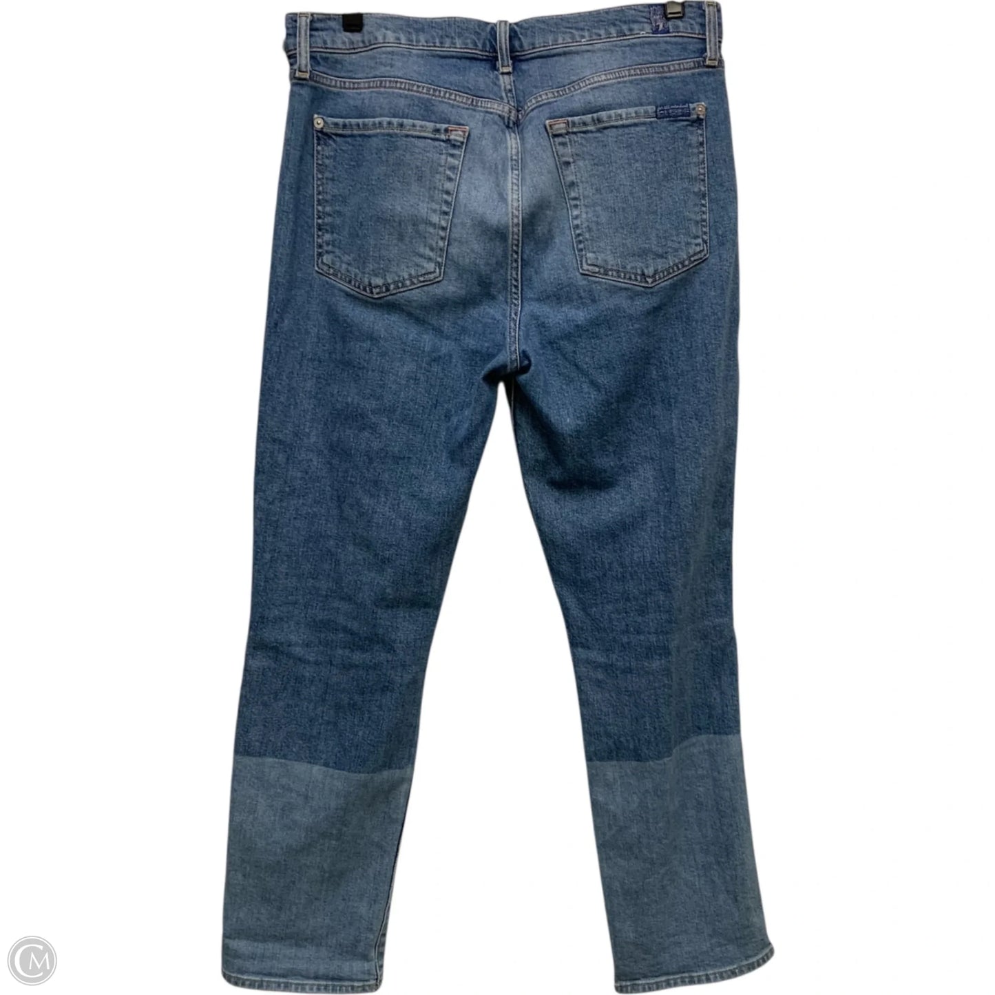 Jeans Designer By 7 For All Mankind In Blue Denim, Size: 12