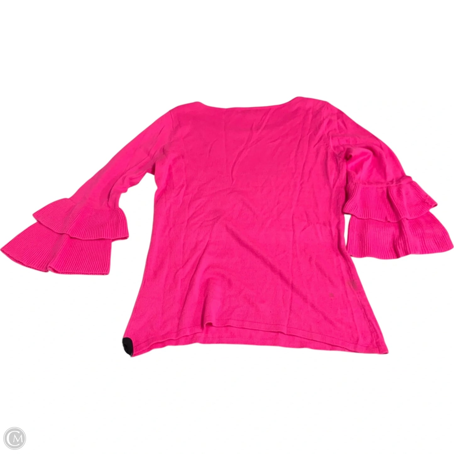 Top Long Sleeve Designer By Lilly Pulitzer In Pink, Size: M