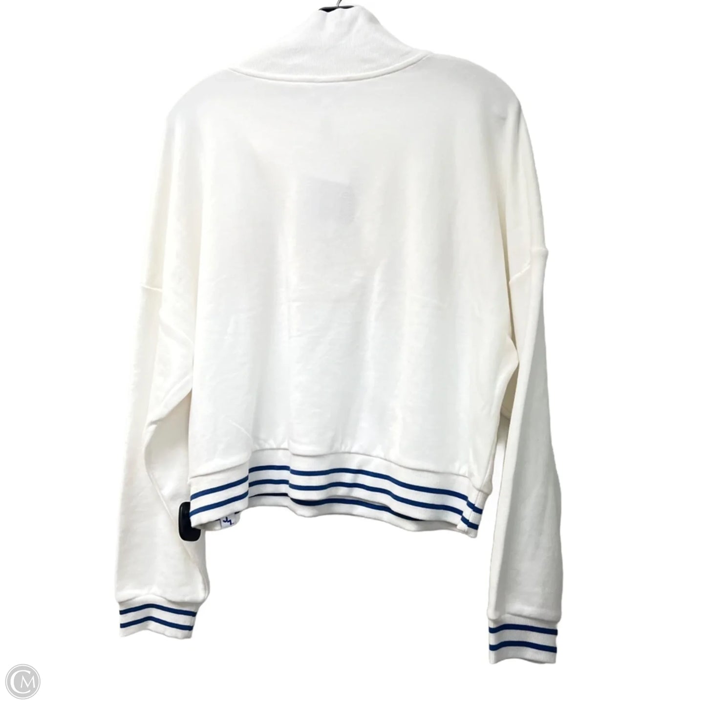 Athletic Sweatshirt Collar By Joy Lab In Blue & Red & White, Size: Xl