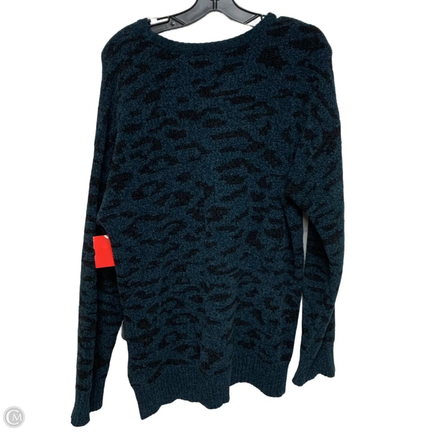 Sweater By pj salvage In Black & Blue, Size: Xl