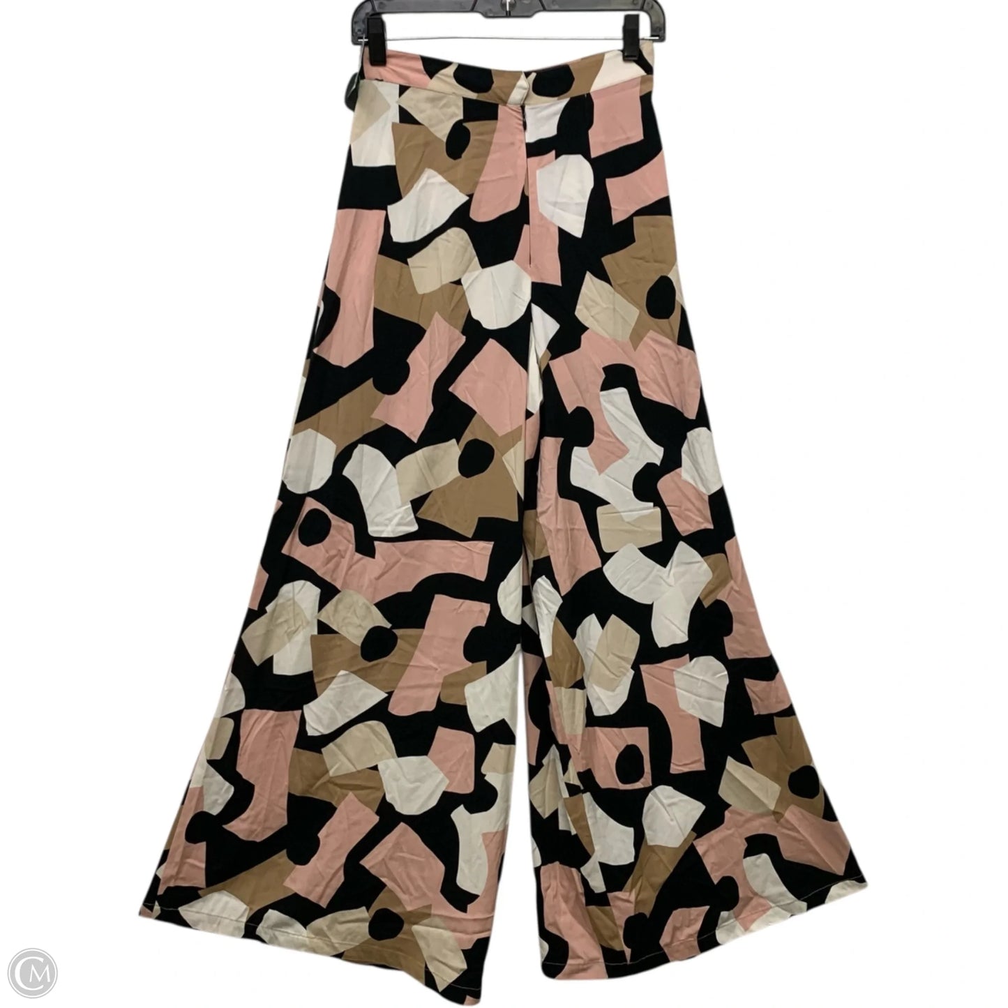 Pants Wide Leg By Corey Lynn Calter In Black & Pink, Size: Xs