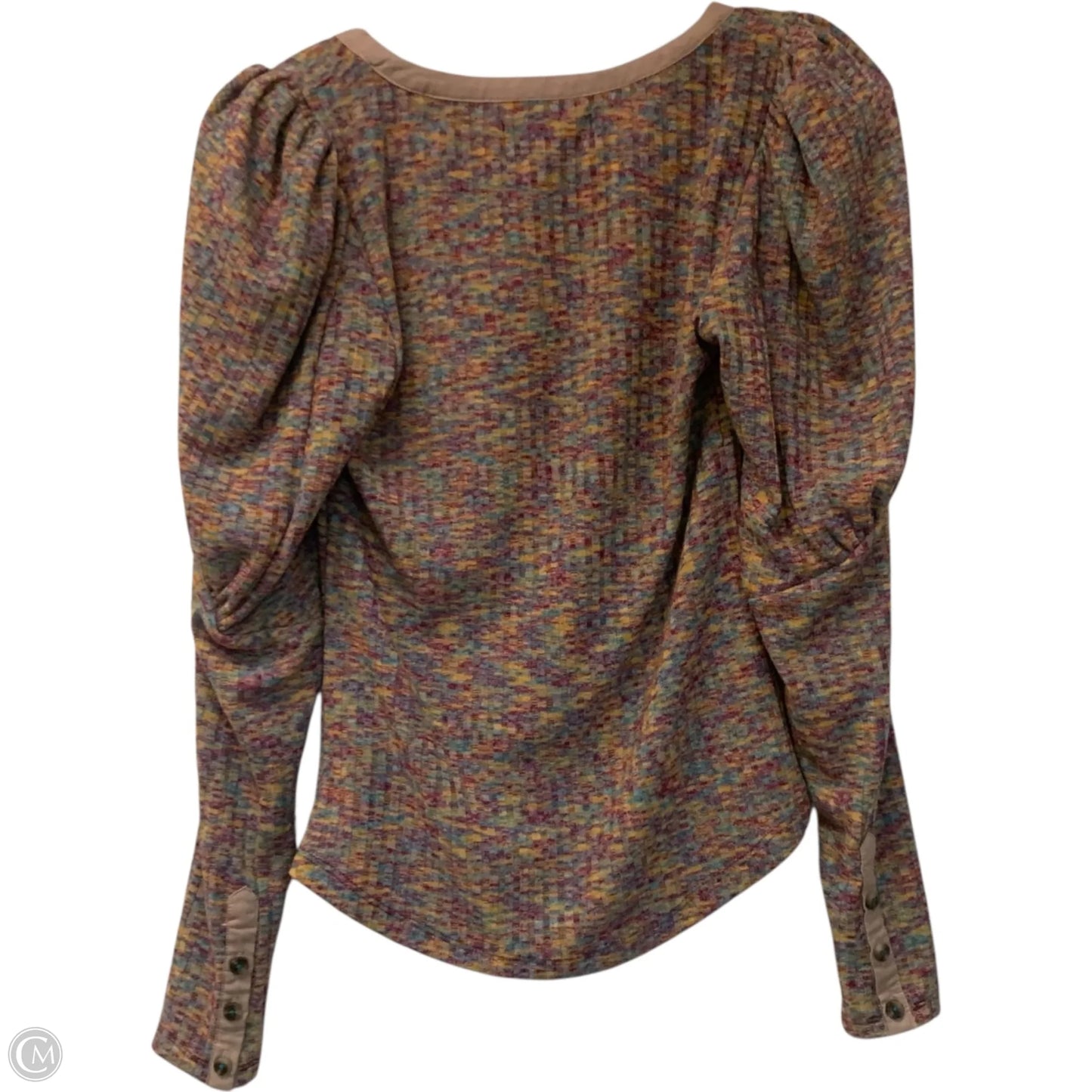 Top Long Sleeve By Anthropologie In Purple, Size: Xs