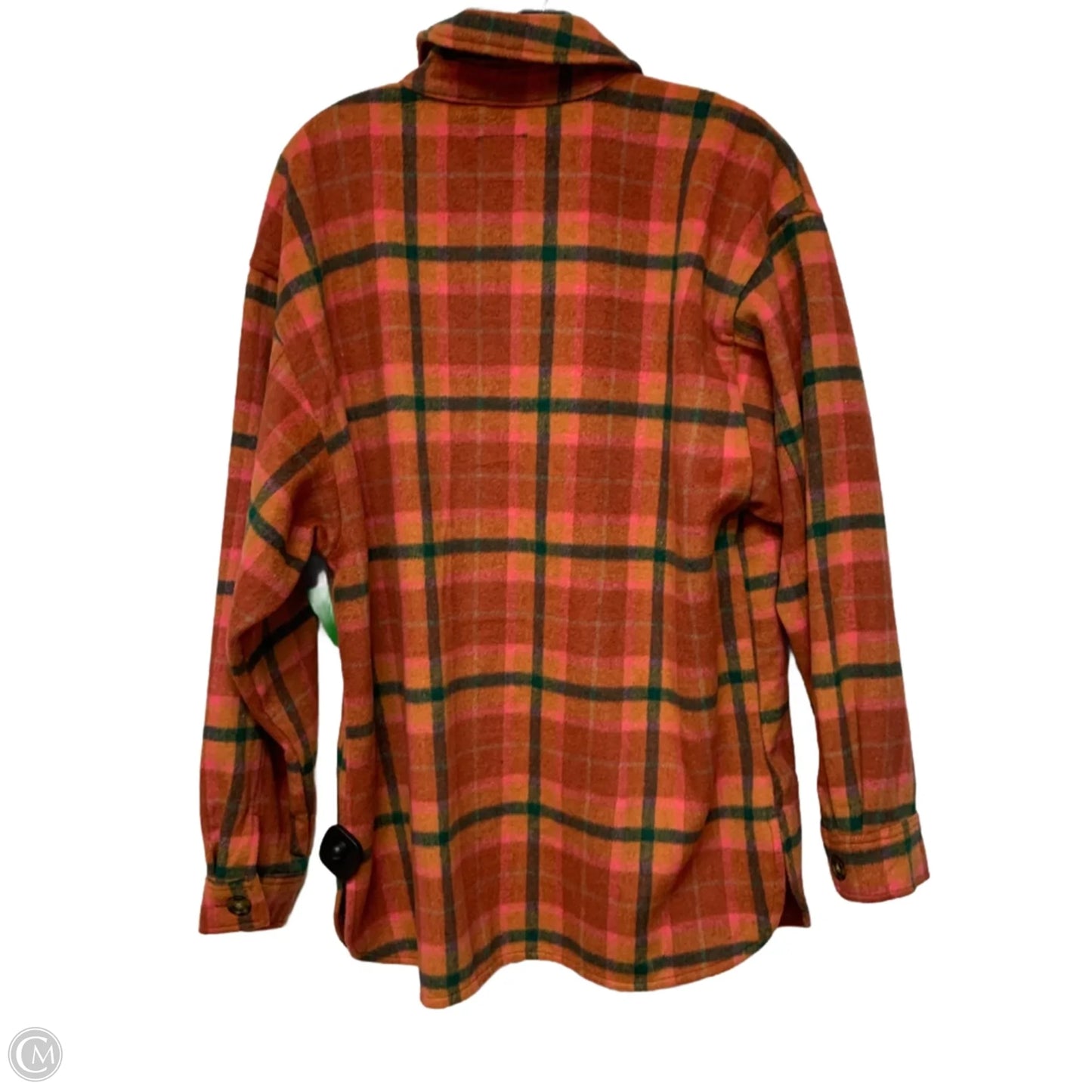 Jacket Shirt By Wild Fable In Orange, Size: M