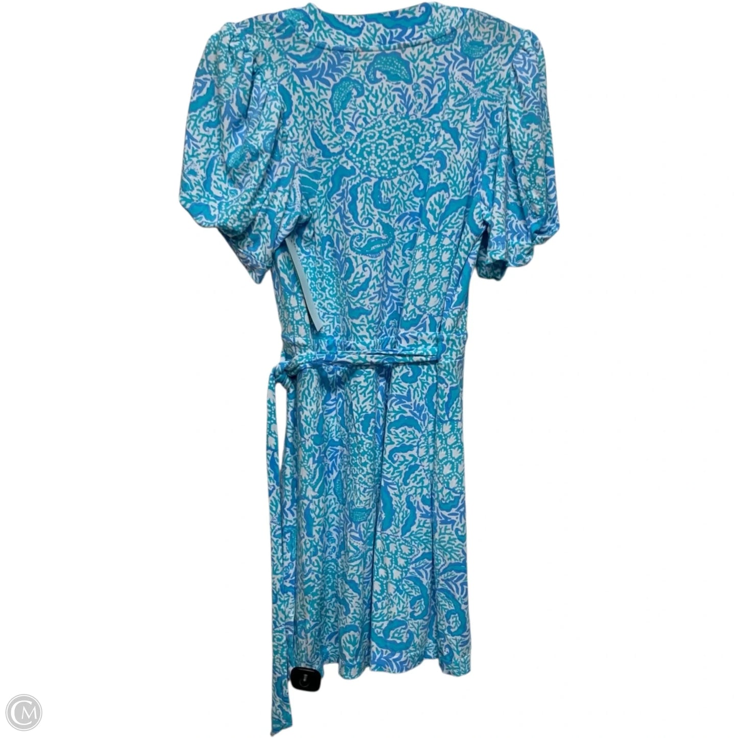 Dress Designer By Lilly Pulitzer In Blue & White, Size: M