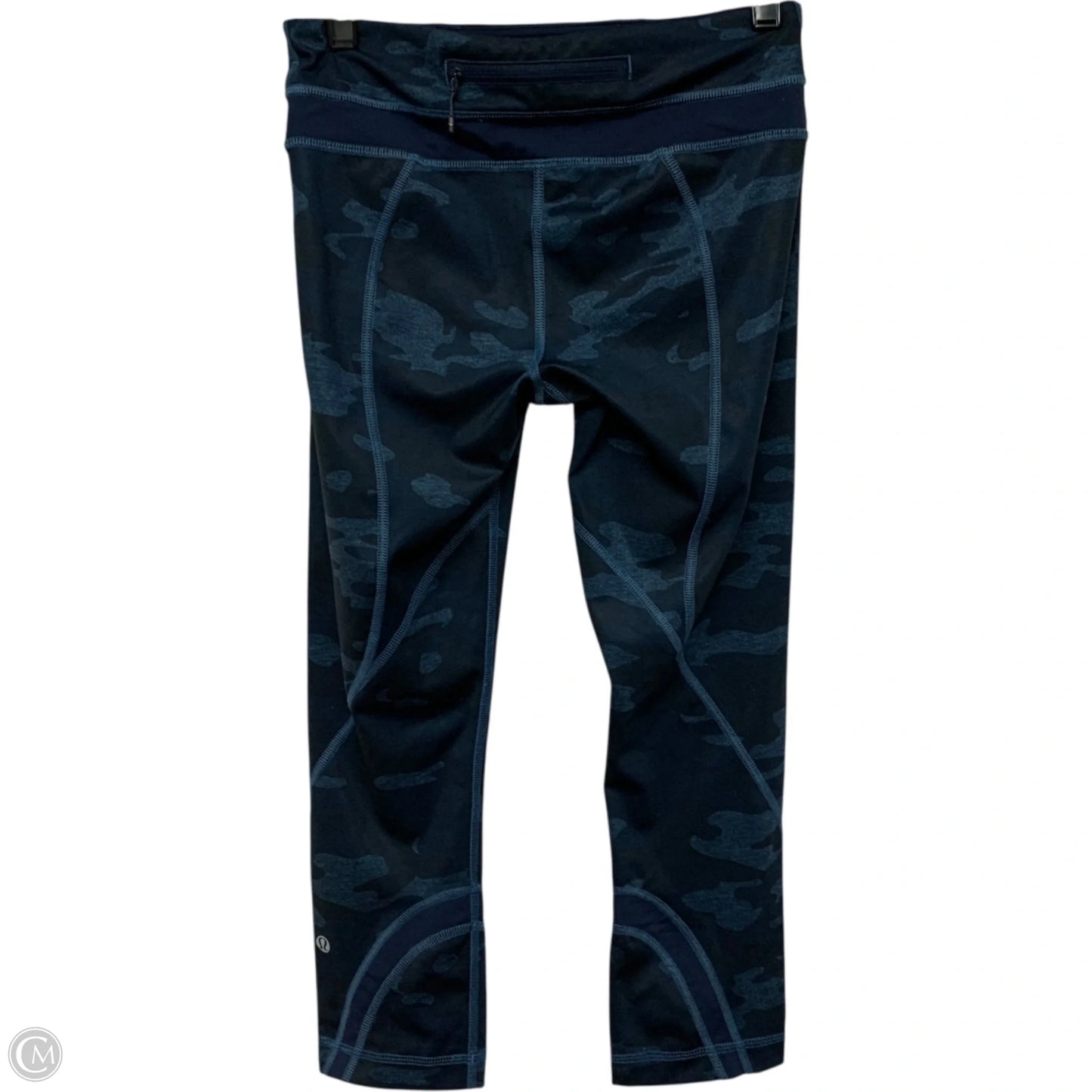 Athletic Leggings Capris By Lululemon In Navy, Size: S