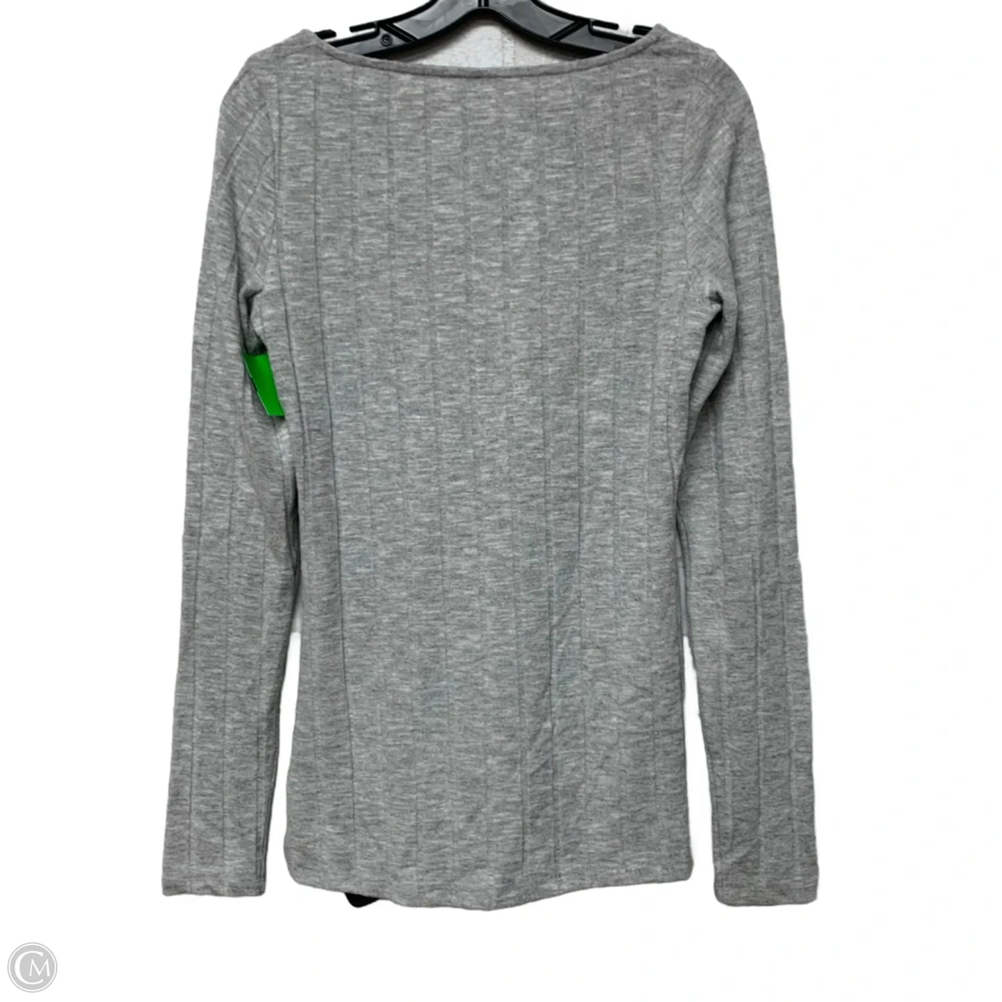 Top Long Sleeve Basic By Anthropologie In Grey, Size: S