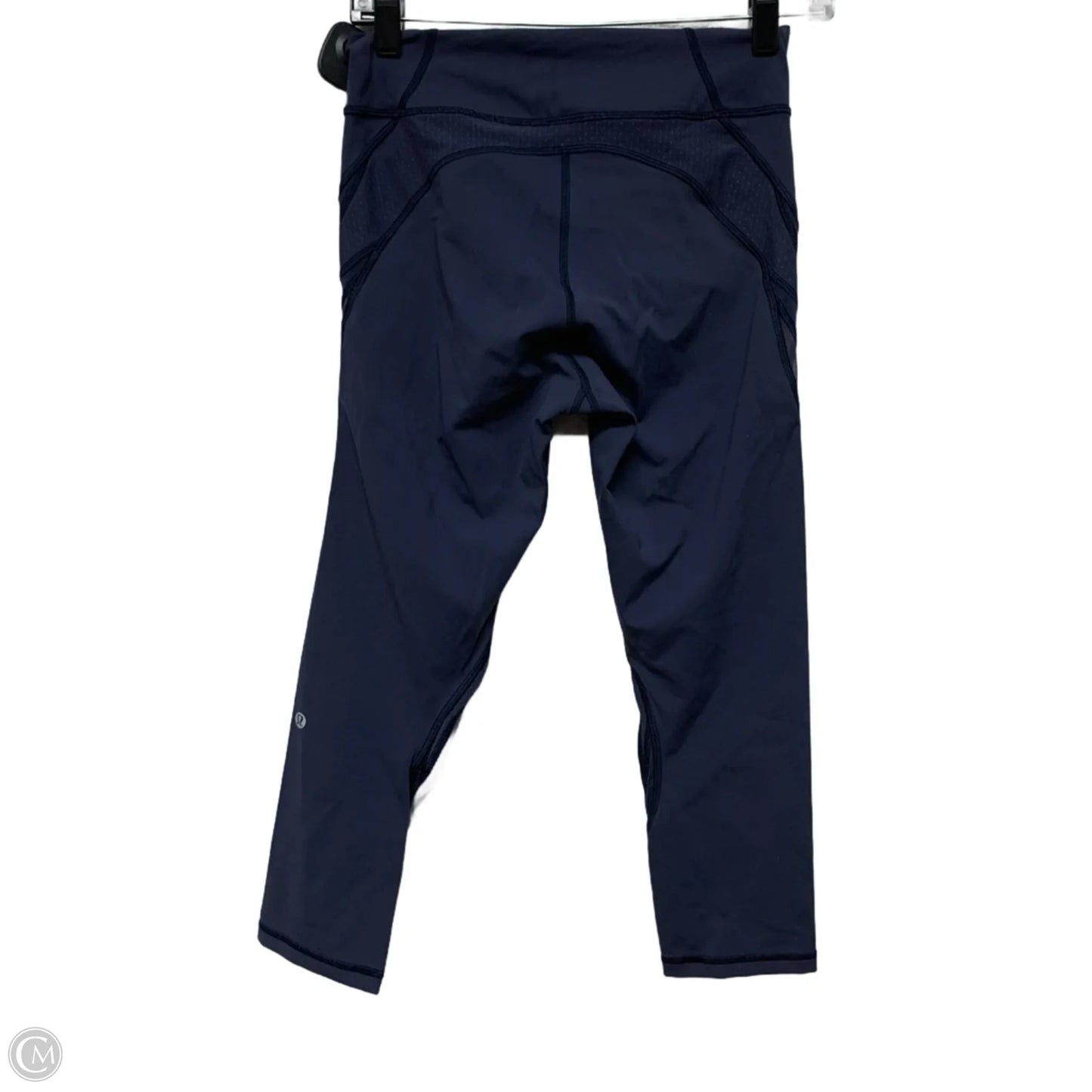 Athletic Leggings Capris By Lululemon In Navy, Size: M